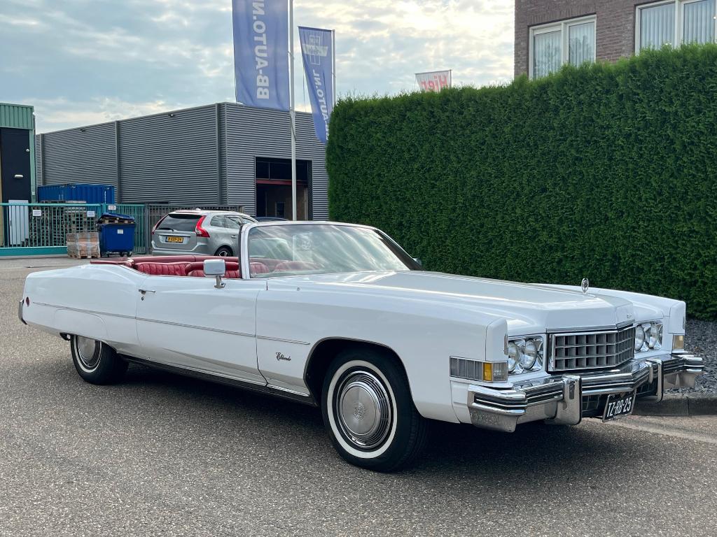 Cadillac Eldorado 8.2 Convertible AUT 1973 Wit, Auto's, Cadillac, Particulier, Eldorado, Elektrische ramen, Open dak, Benzine