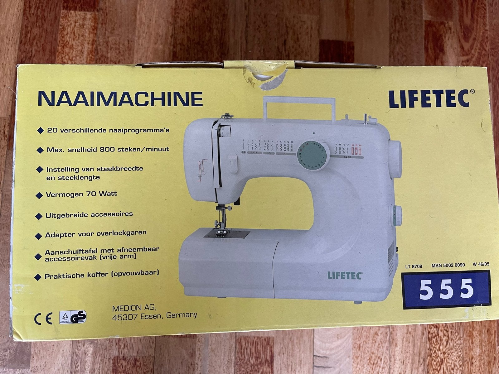 Lifetec Naaimachine - Nieuw in doos, Ophalen of Verzenden, Nieuw, Naaimachine, Overige merken