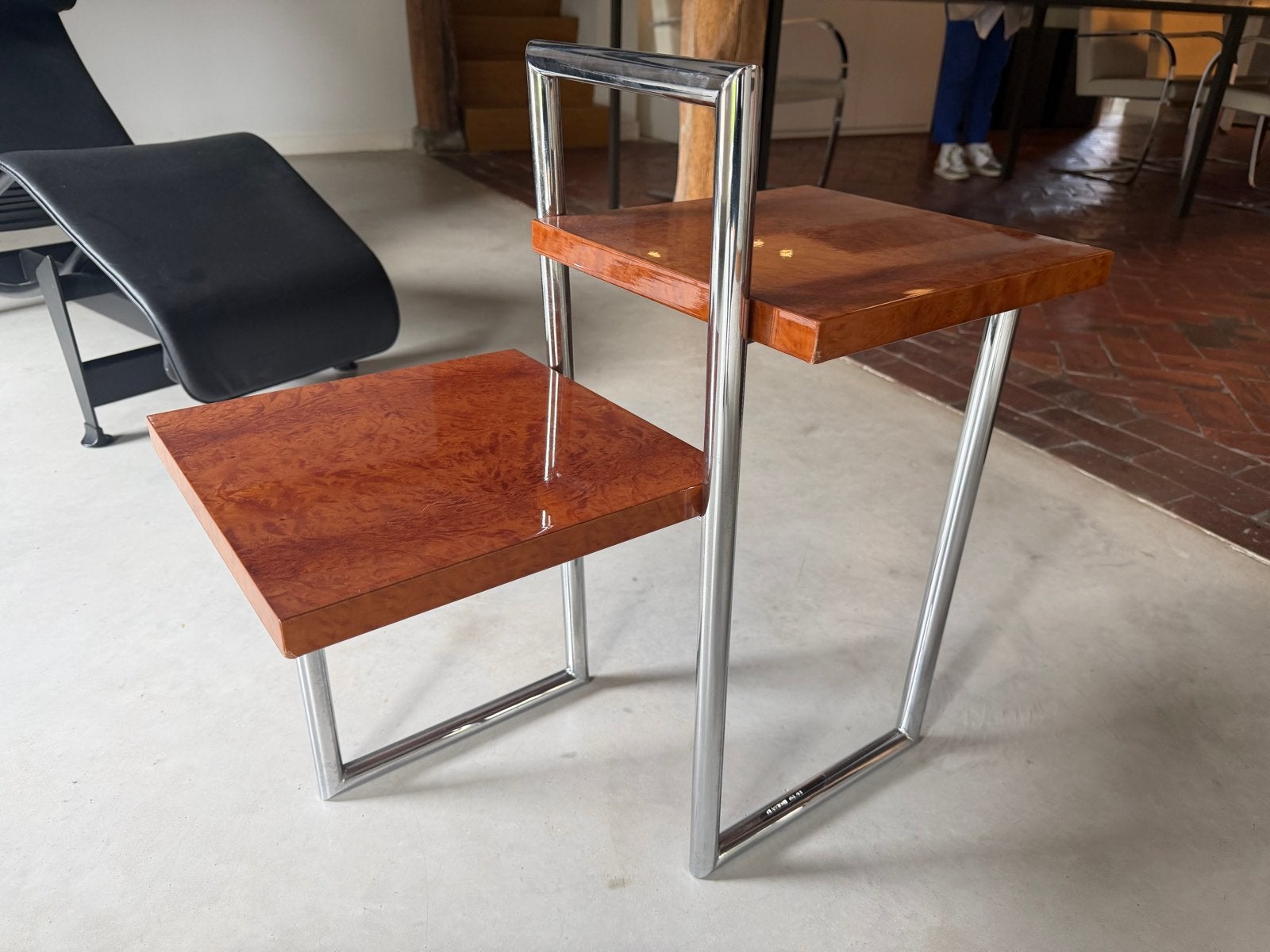 Adrienne Górska Asymmetrical bijzettafel, jaren '30, Ophalen of Verzenden, Rechthoekig, Minder dan 55 cm