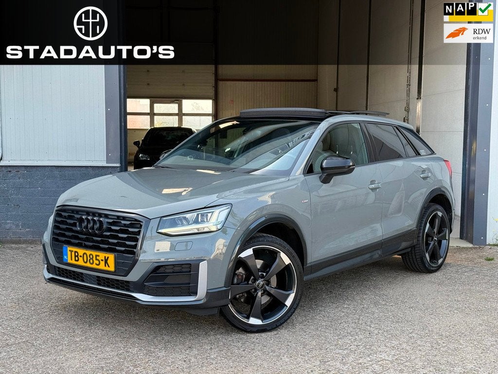 Audi Q2 1.0 TFSI S-Line Automaat Pano|Sfeerverlichting|NAP!, Auto's, Audi, Gebruikt, Origineel Nederlands, Bedrijf, 650 kg