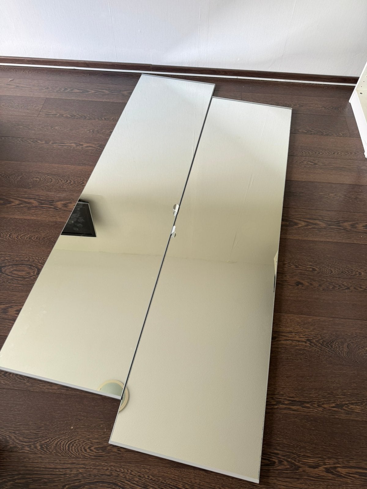 IKEA PAX Spiegeldeuren (set van 2, 195x50 cm), Ophalen, Gebruikt, 50 tot 100 cm, 150 tot 200 cm