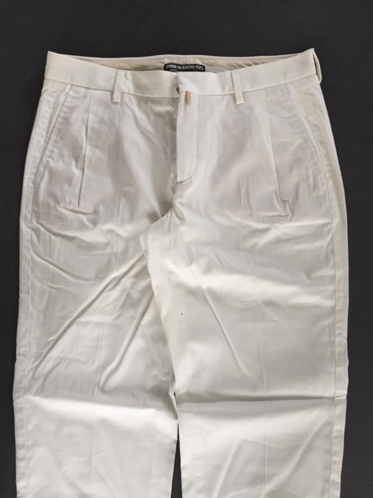 B402 Nieuw Drykorn: pantalon broek gebr.wit Maat 1=27= XS=34, Kleding | Dames, Drykorn, Wit, Nieuw, Ophalen of Verzenden
