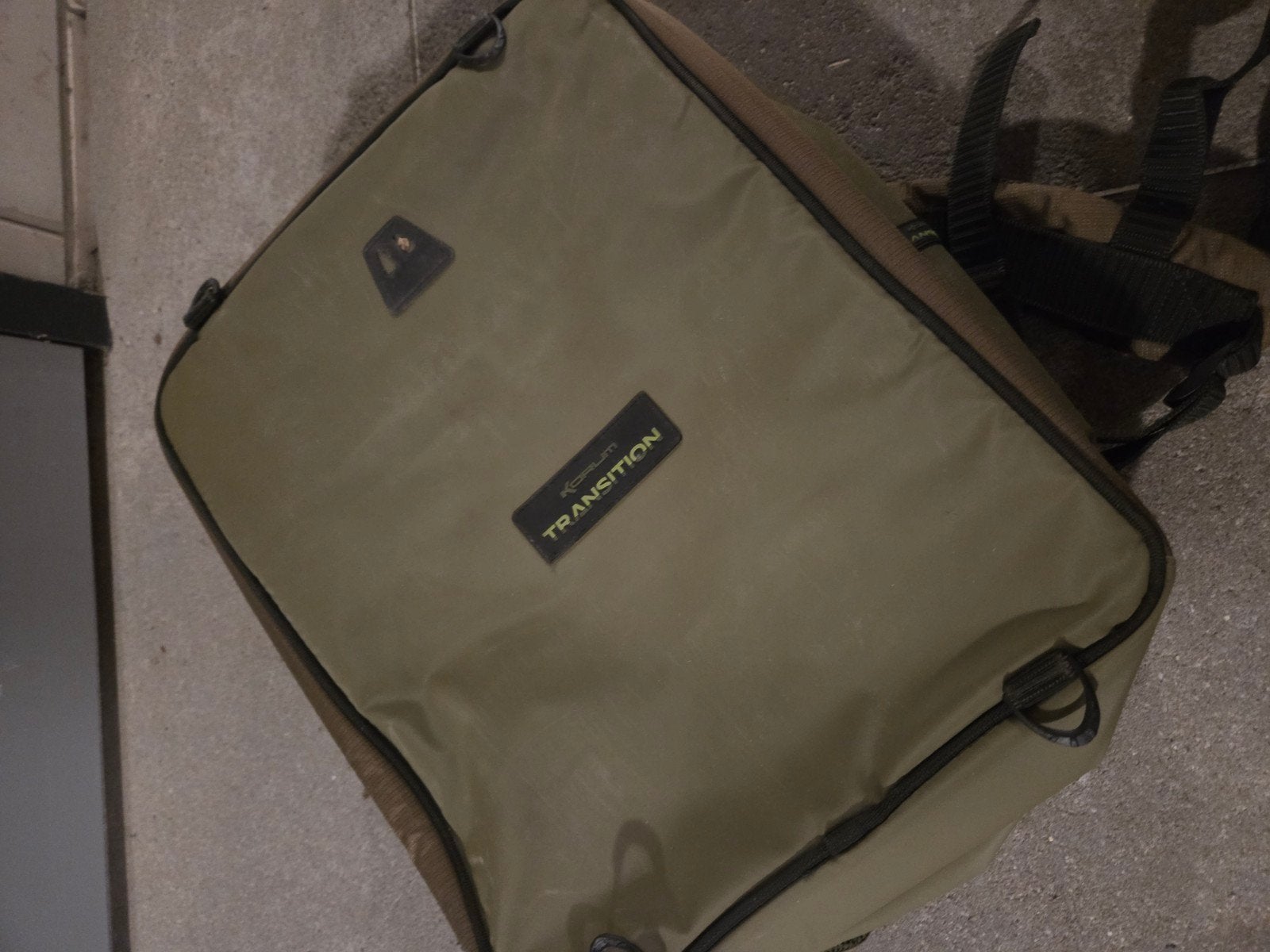 Korum transition 60L tas, Watersport en Boten, Hengelsport | Karpervissen, Ophalen of Verzenden, Zo goed als nieuw, Overige typen