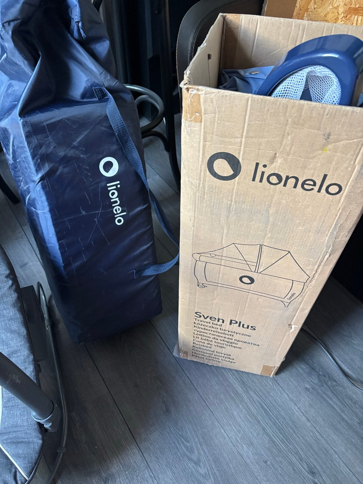 Lionelo Sven Plus 2in1 Reisbedje/Campingbedje, Ophalen, Gebruikt, Reisbedje