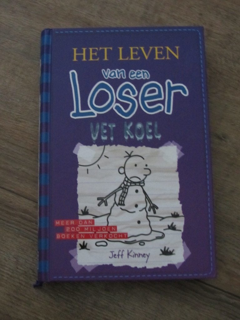 Het leven van een loser - vet koel, Boeken, Ophalen of Verzenden, Nieuw, Jeff Kinney, Fictie algemeen