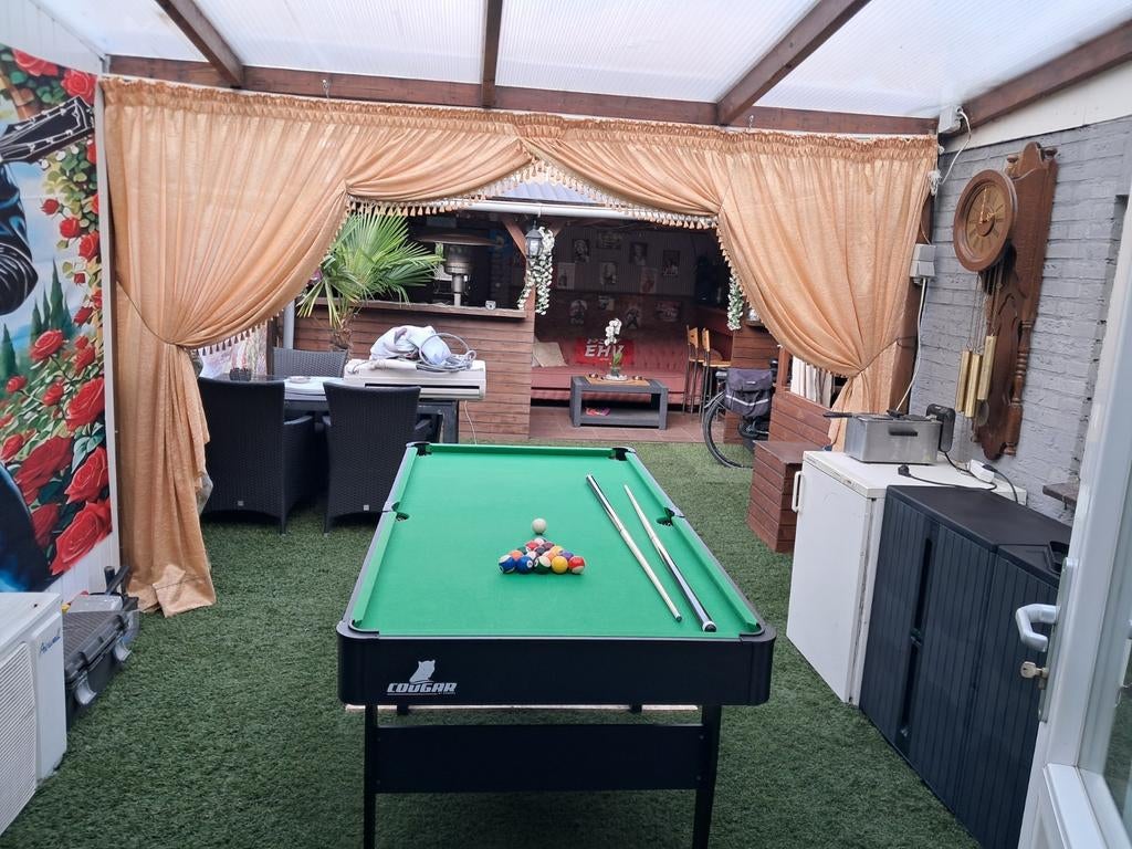 Inklapbaar Poolbiljart, Sport en Fitness, Biljarten en Poolen, Ophalen of Verzenden, Zo goed als nieuw, Pooltafel