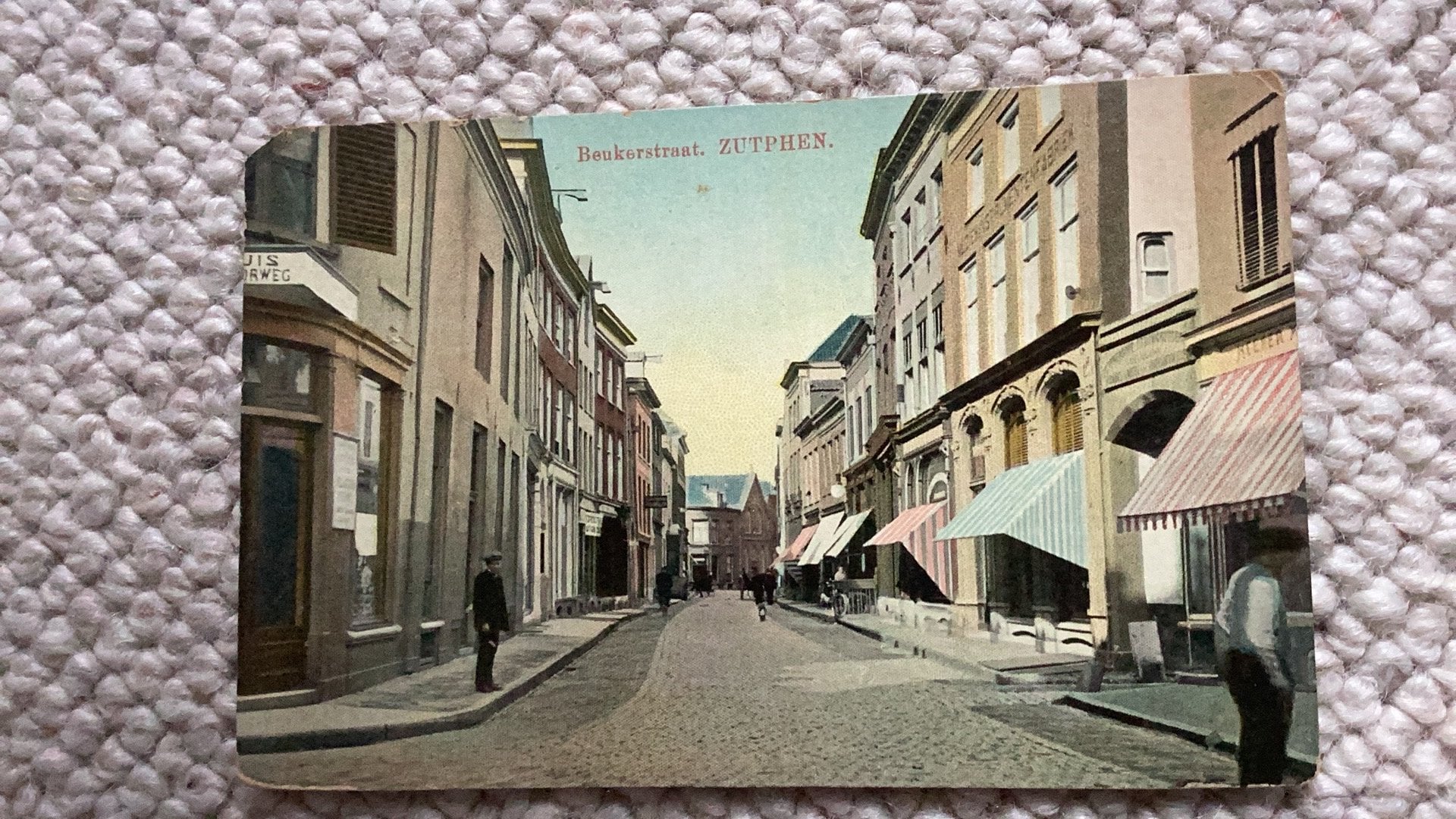 Ansichtkaart Zutphen Beukerstraat 1913. 991, Ophalen of Verzenden, Voor 1920, Gelopen, Gelderland