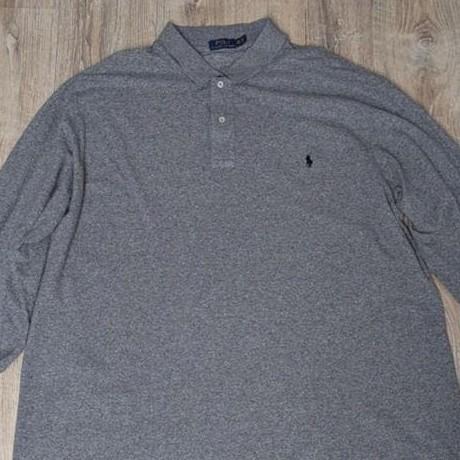 Polo Ralph Lauren Longsleeve rugby shirt Grijs Maat 3XLT, Overige maten, Ophalen of Verzenden, Grijs, Polo Ralph Lauren