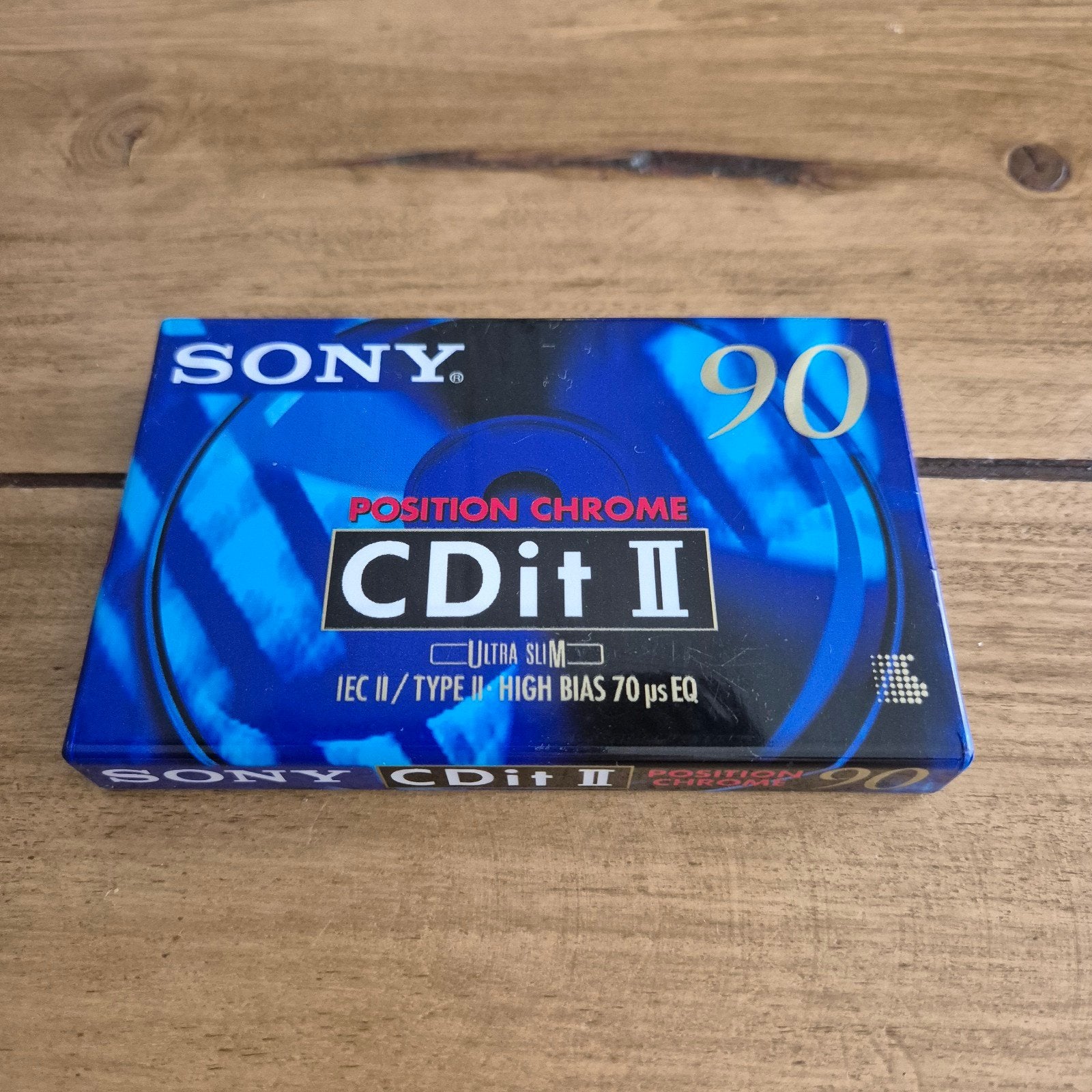 Sony CDit II 90 minuten cassettebandje - Nieuw in verpakking, Ophalen, Overige genres, 1 bandje, Nieuw in verpakking