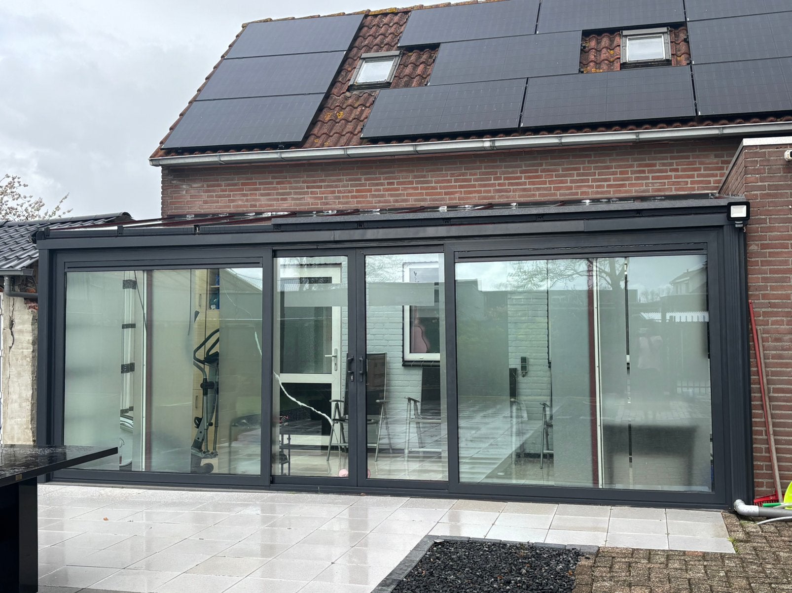 Terrasoverkapping, Ophalen, Gebruikt
