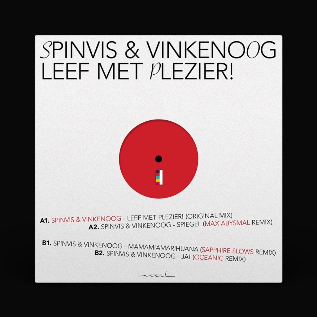 Vinyl Maxisingle Spinvis & Vinkenoog Leef Met Plezier! NIEUW, Ophalen of Verzenden, EP, 12 inch, Limited edition