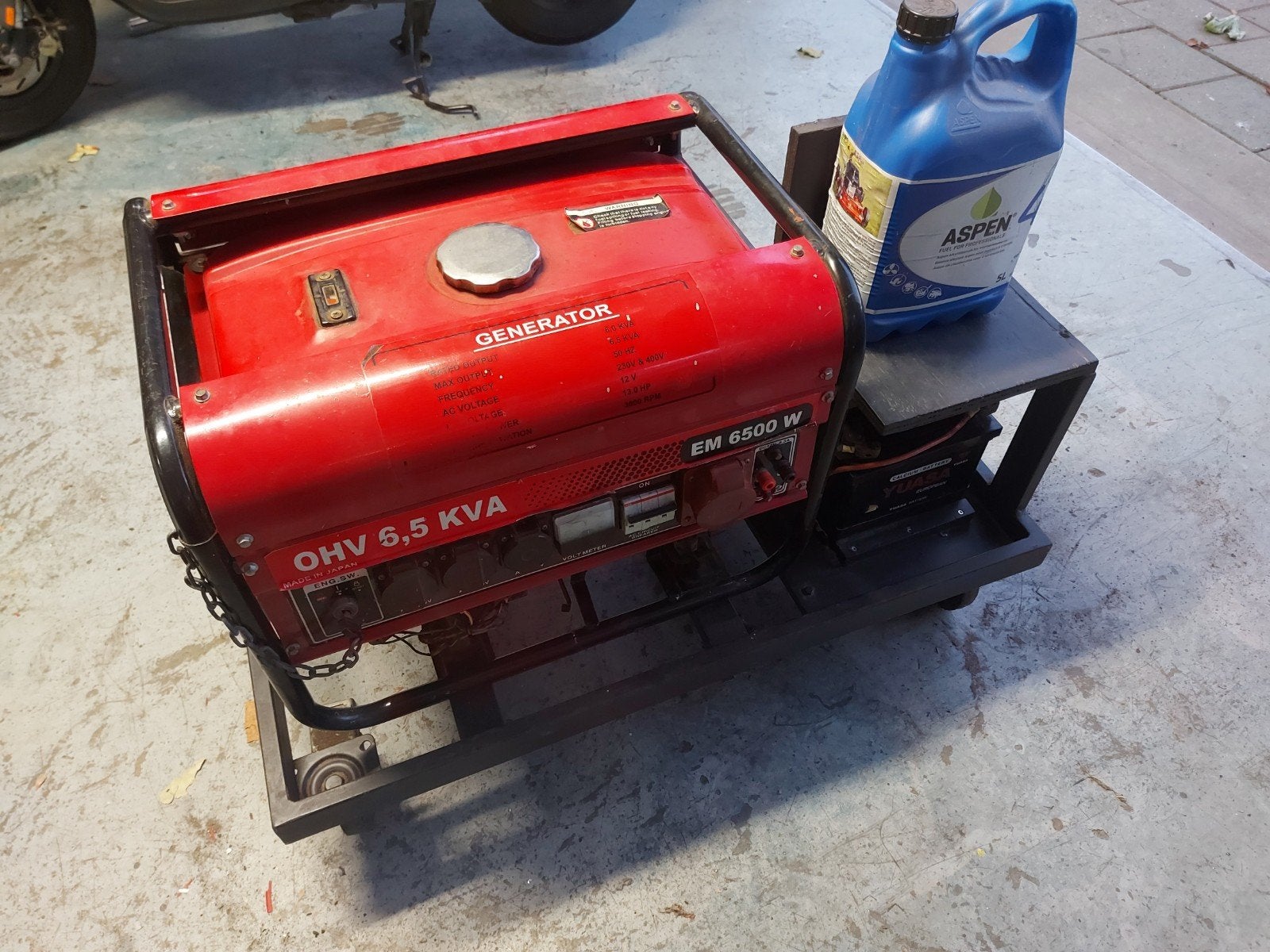 Generator 6,5 Kw, Ophalen, Gebruikt, 5 tot 10 kVA, Benzine