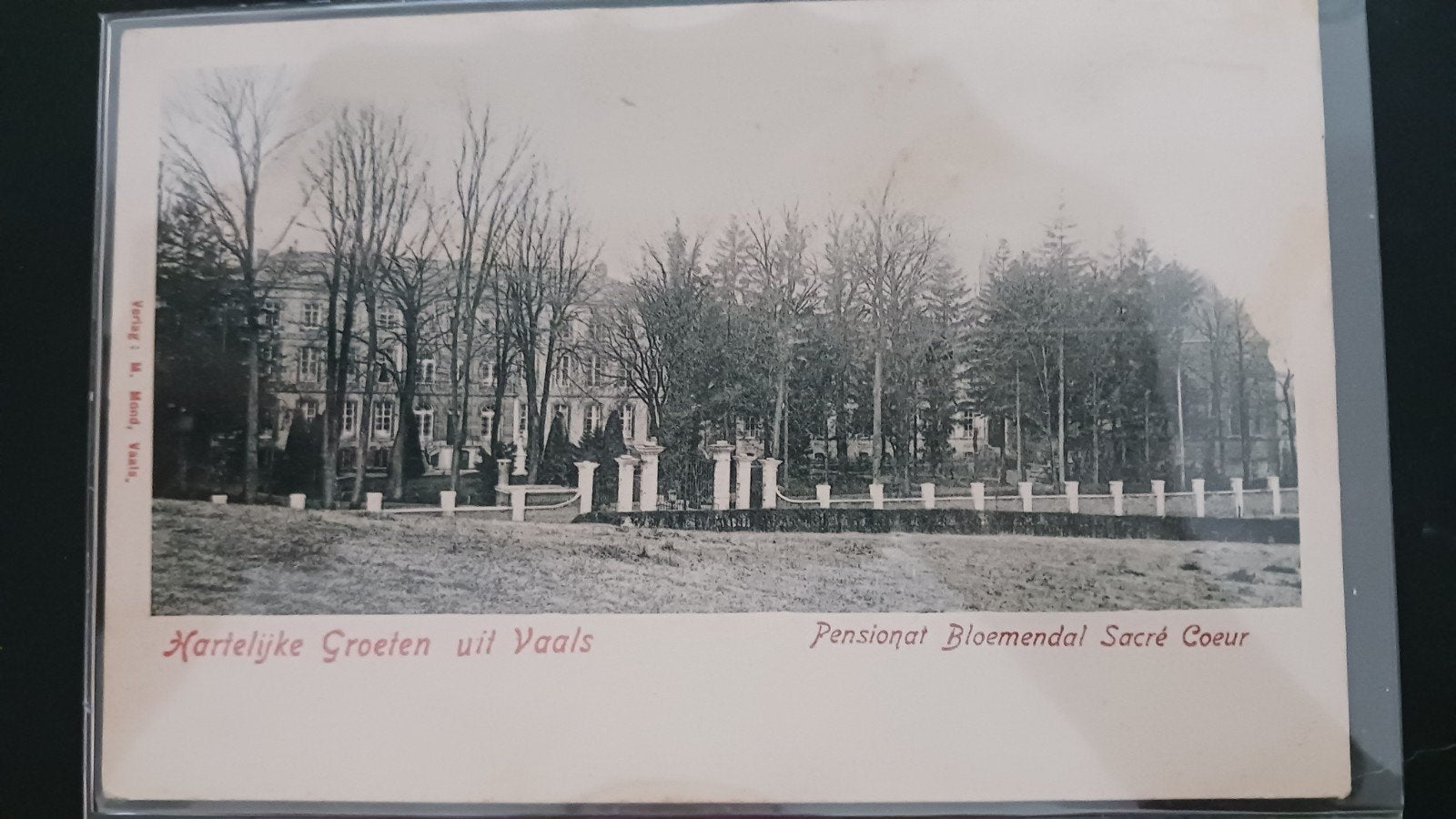 Vaals - Pensionaat Bloemendal Sacré Coeur, Verzamelen, Ophalen of Verzenden, 1920 tot 1940, Gelopen, Limburg