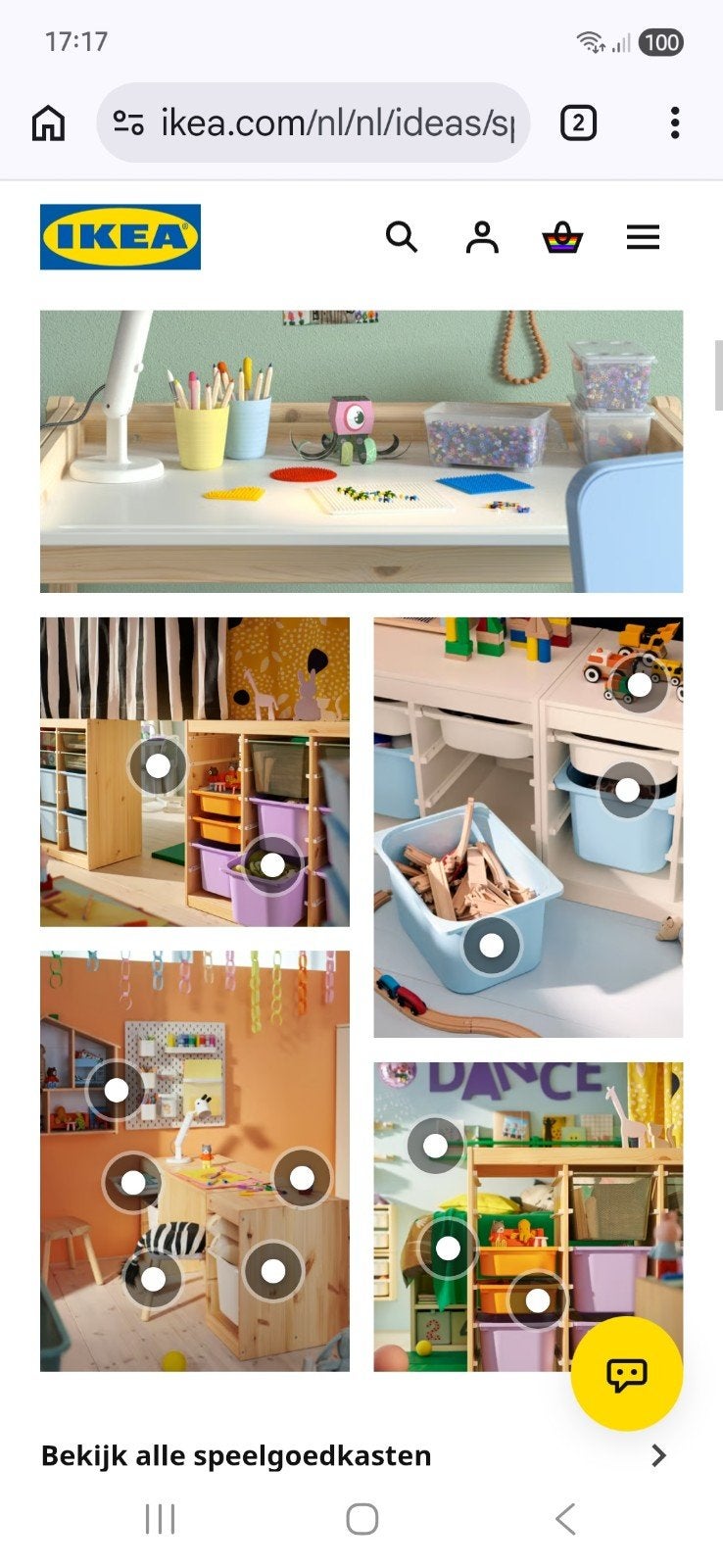 partij opberg kinder bakken van ikea 12x, Eén persoon, Cadeaubon