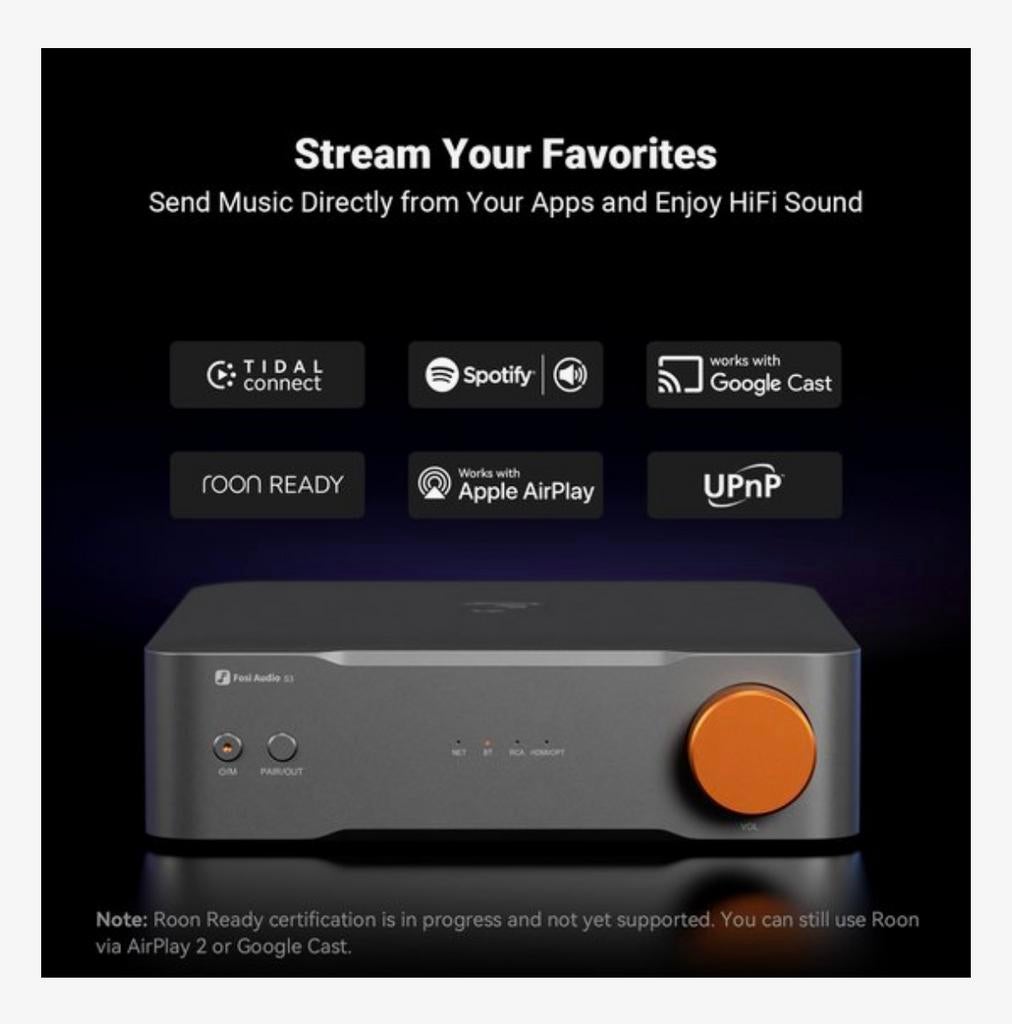 Fosi Audio S3 Streamer, Ophalen of Verzenden, Zo goed als nieuw