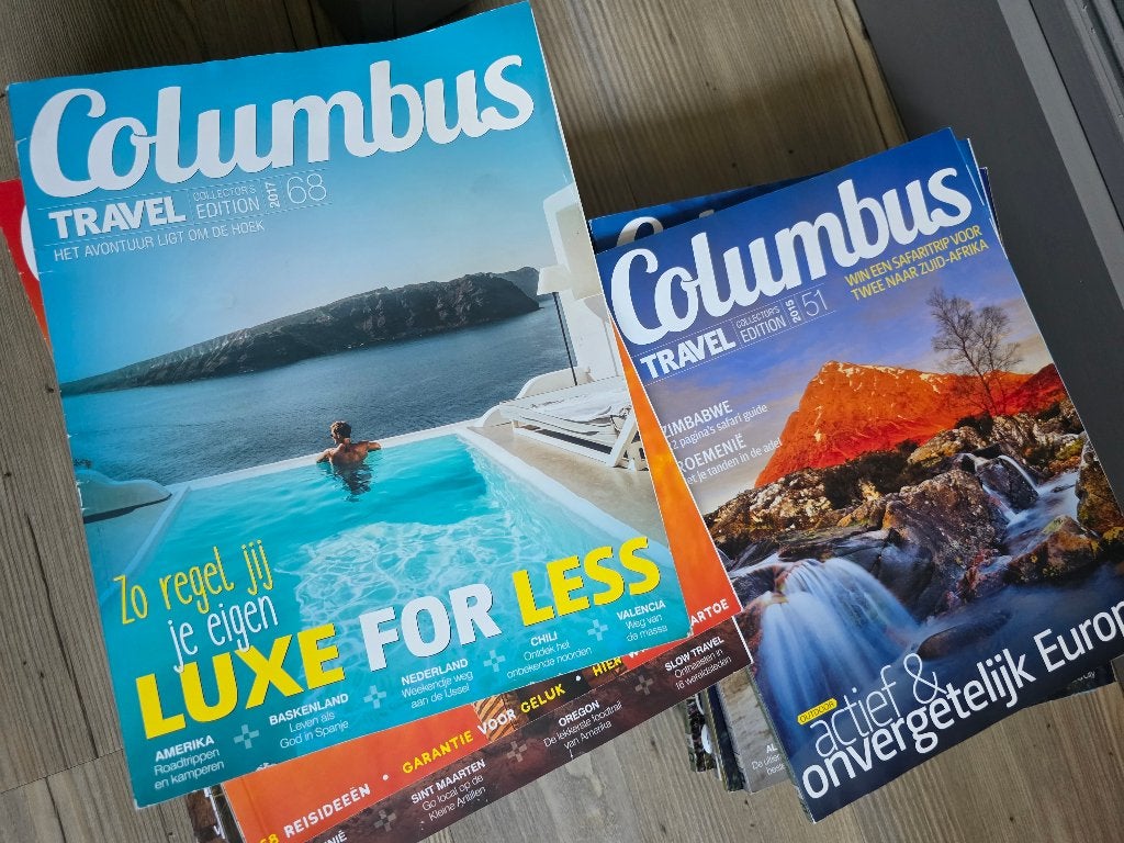 Columbus travel magazines te koop, Ophalen, Gelezen, Overige typen