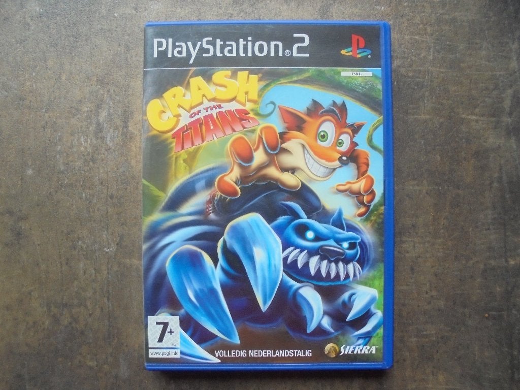 Crash Of The Titans voor PS2 (zie foto's), Spelcomputers en Games, Avontuur en Actie, Gebruikt, 1 speler, Ophalen of Verzenden