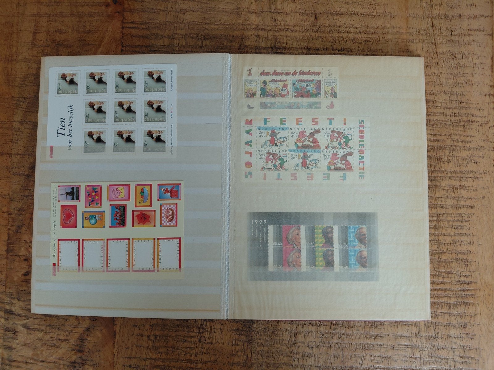 Album met blokken en velletjes, postfris Nederland, Ophalen of Verzenden, Nederland