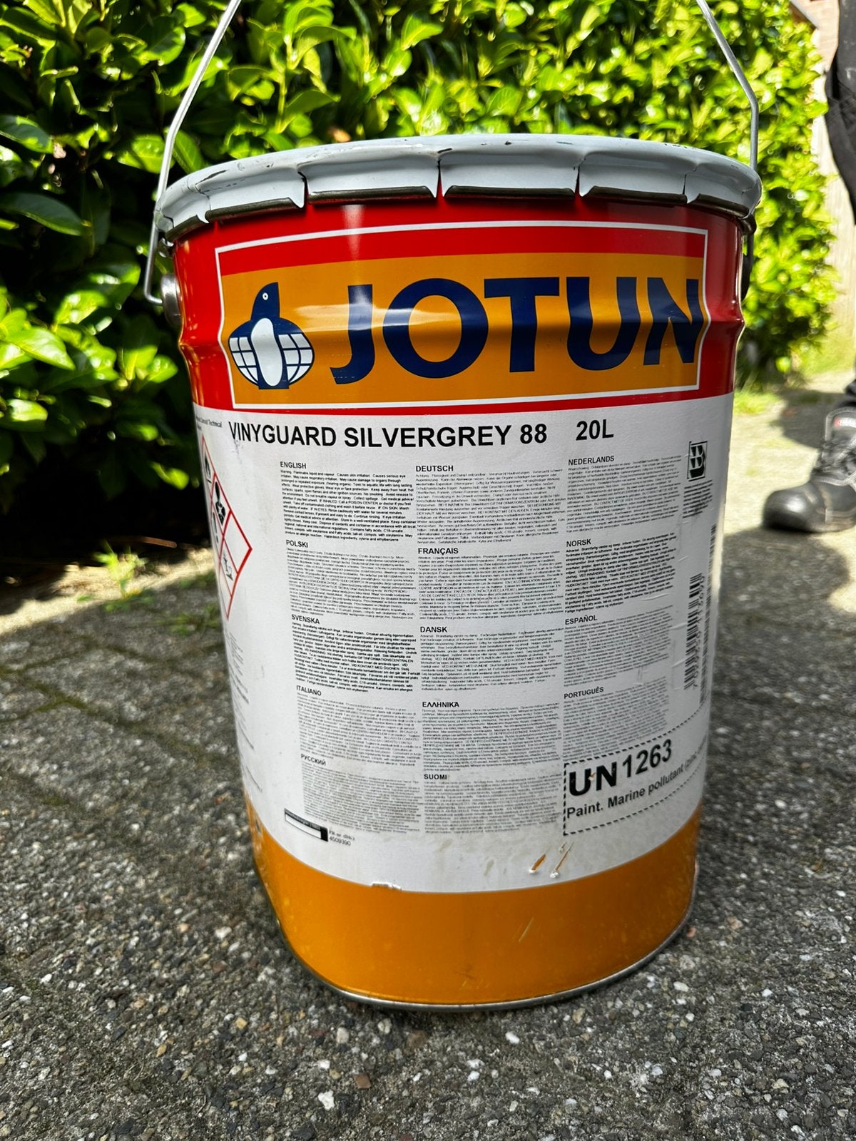 Jotun Silvergrey Primer 20L NIEUW, Doe-het-zelf en Verbouw, Ophalen, Nieuw, Verf, 20 liter of meer