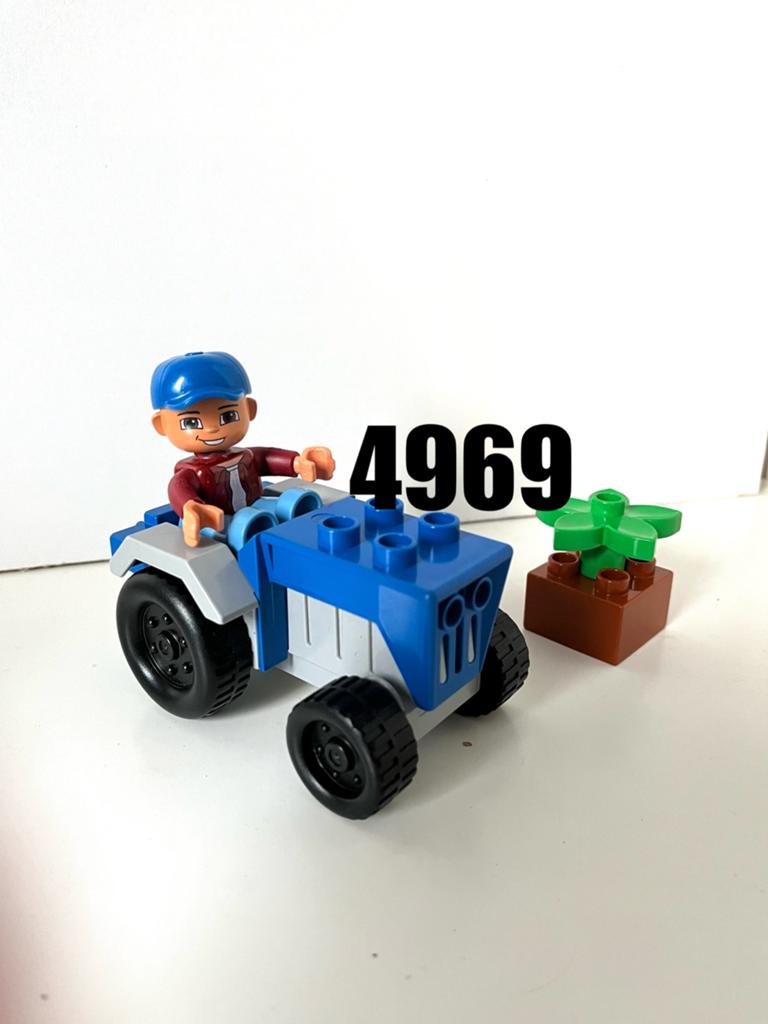 Lego DUPLO 4969 - Boer met Tractor, Ophalen of Verzenden, Gebruikt, Duplo
