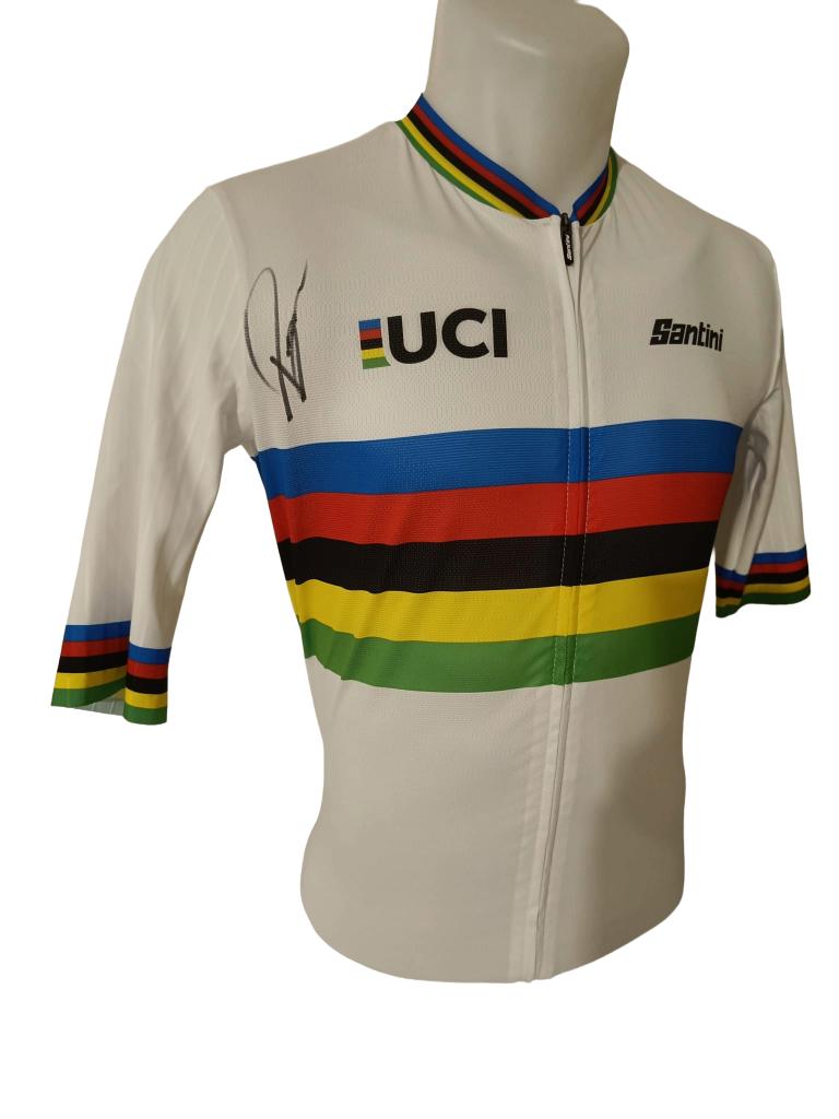 Gesigneerd WK shirt Tadej Pogacar, Verzenden, Nieuw, Buitenlandse clubs