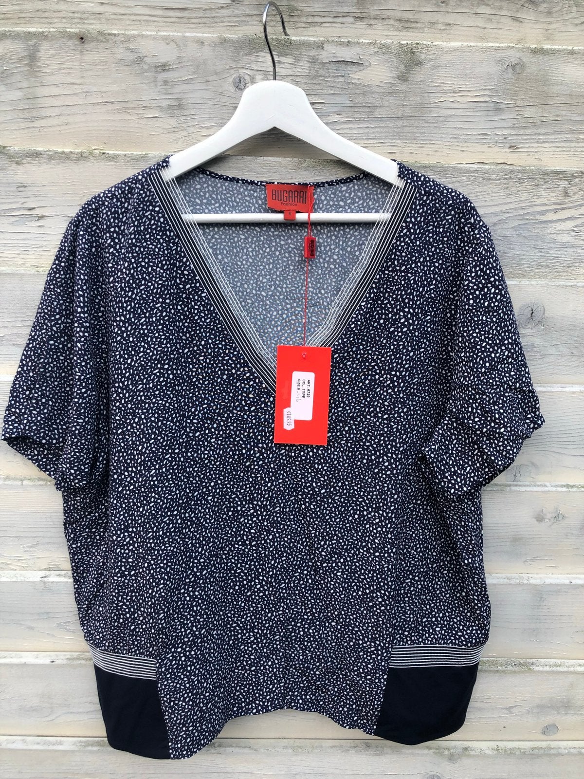 *Bugarri* Leuke Nieuwe Top mt 44, Maat 46/48 (XL) of groter, Zo goed als nieuw, Korte mouw, Verzenden