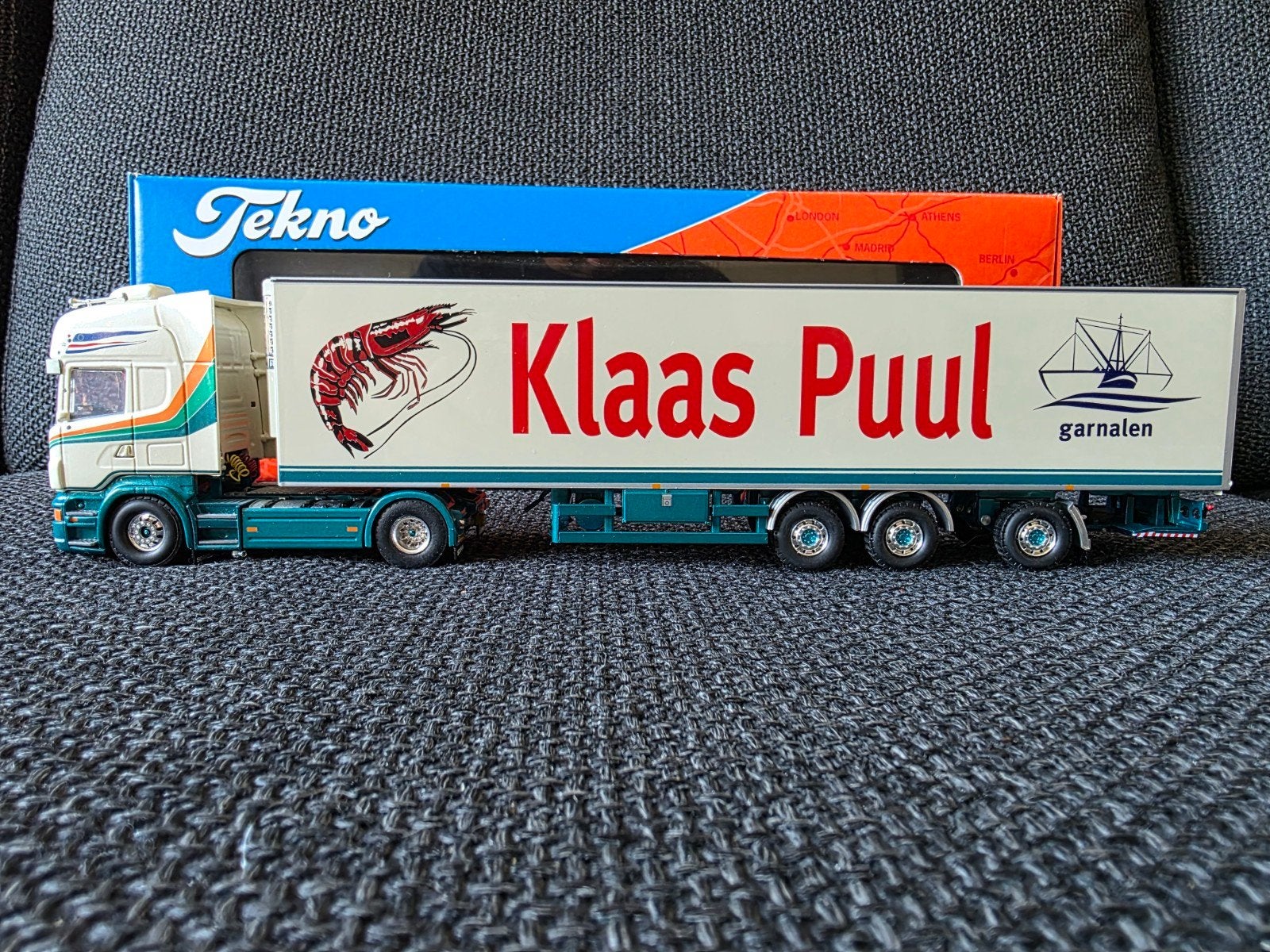 Scania R580 V8 Klaas Puul Tekno, Ophalen of Verzenden, Zo goed als nieuw, Bus of Vrachtwagen, Tekno