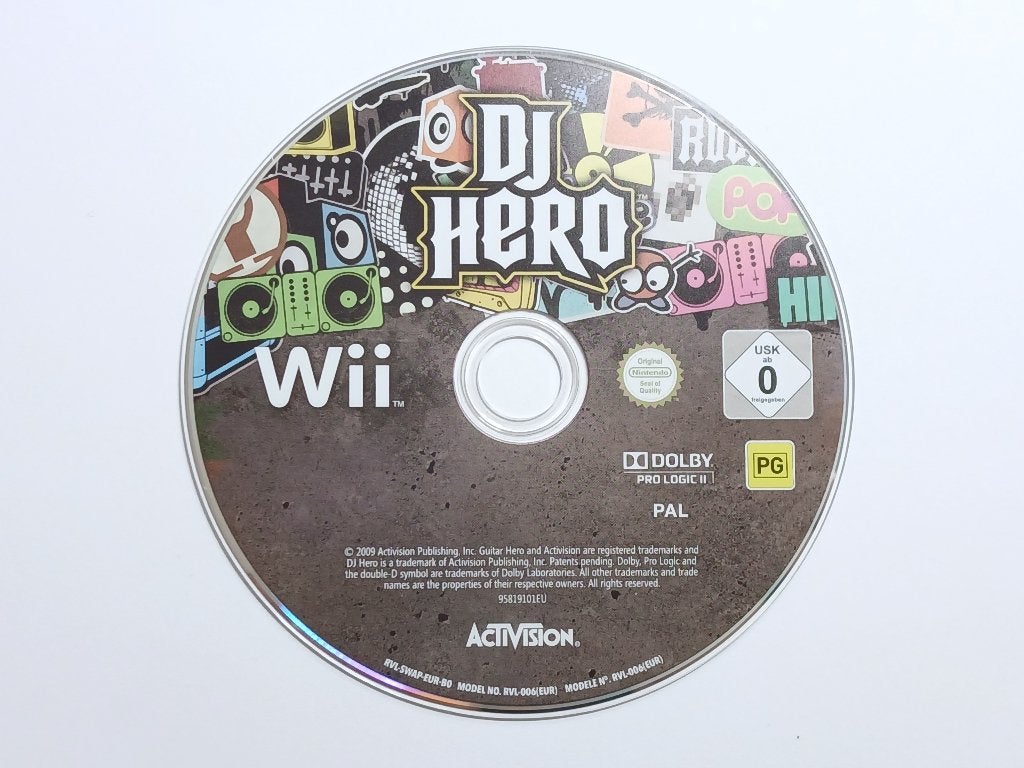 DJ Hero - Nintendo - Wii - PAL - Enkel CD, Nintendo, Muziek, Contact@nintendo.nl, Goldsteinstrasse 235, D-60528 Frankfurt am Main
