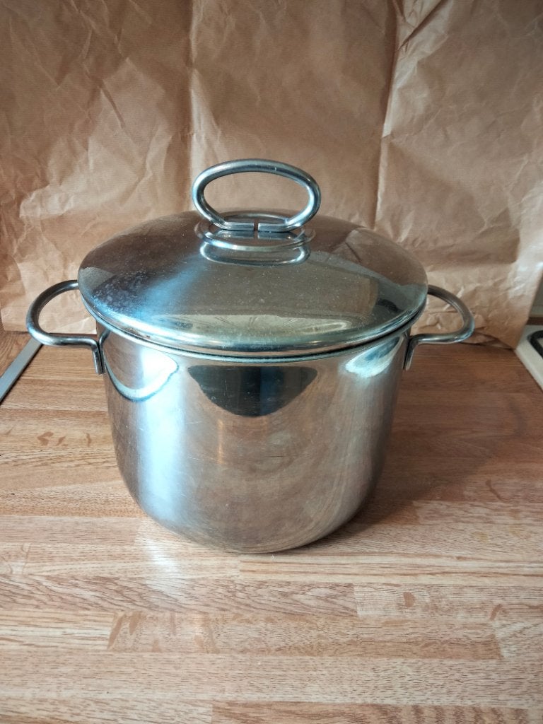 Soeppan, Huis en Inrichting, Ophalen of Verzenden, Zo goed als nieuw, Rvs, Kookpan