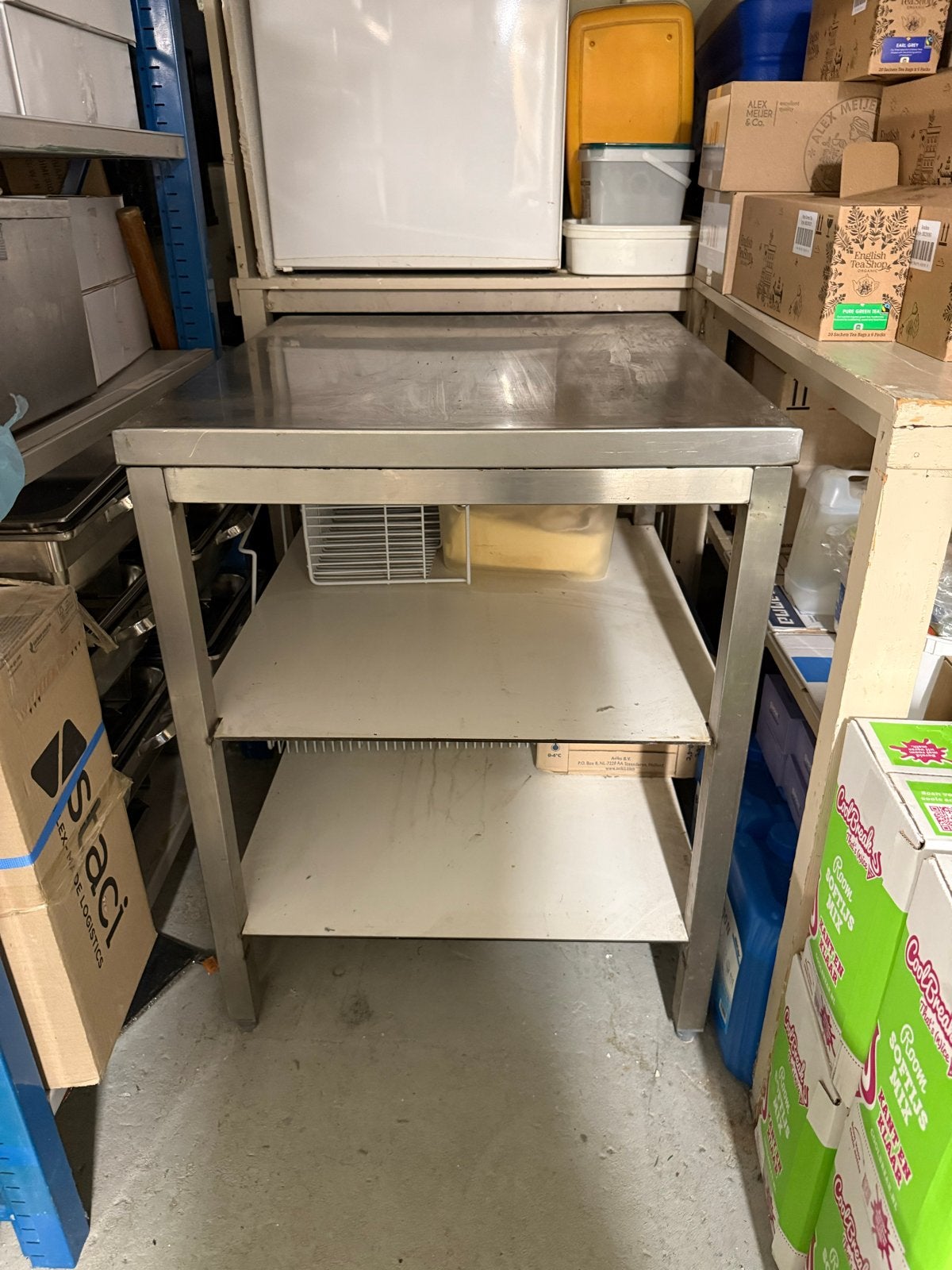 Werkbank met opbergvakken - 79x69x90 cm, Doe-het-zelf en Verbouw, Werkbanken, Ophalen, Gebruikt, 70 tot 120 cm