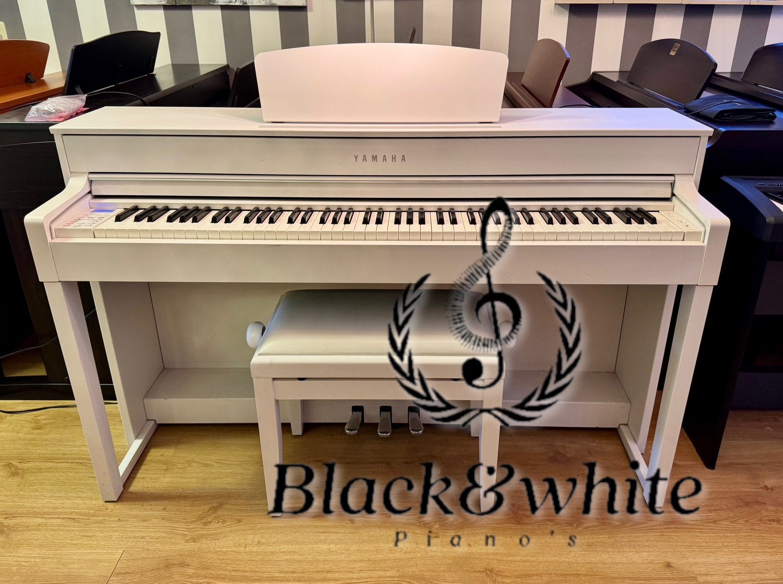 Yamaha Clavinova wit digitale elektrische piano . Garantie, Muziek en Instrumenten, Yamaha Clavinova, Yamaha, Ophalen of Verzenden
