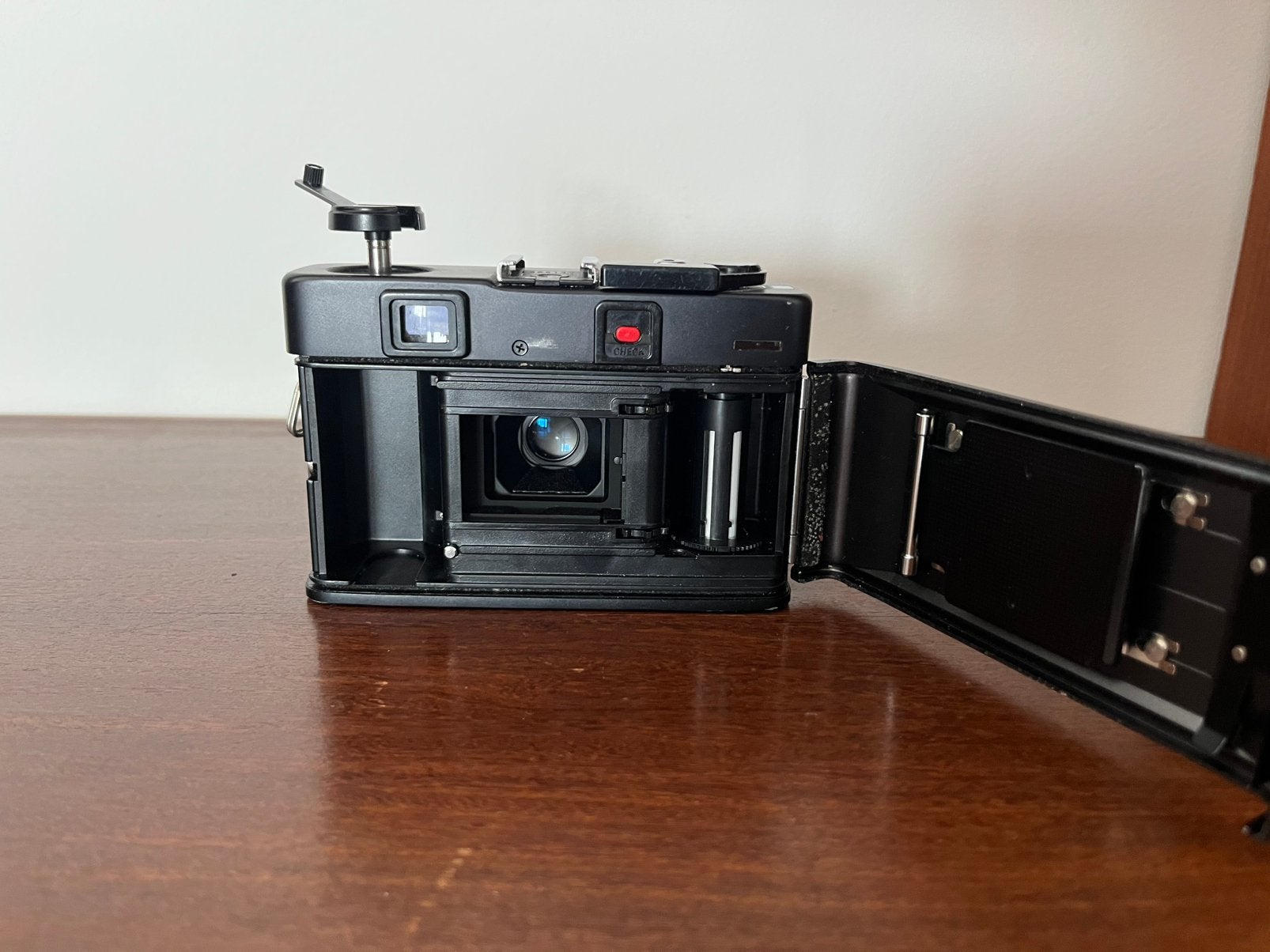 minolta hi-matic cs, Audio, Tv en Foto, Ophalen, Zo goed als nieuw, Compact, Minolta