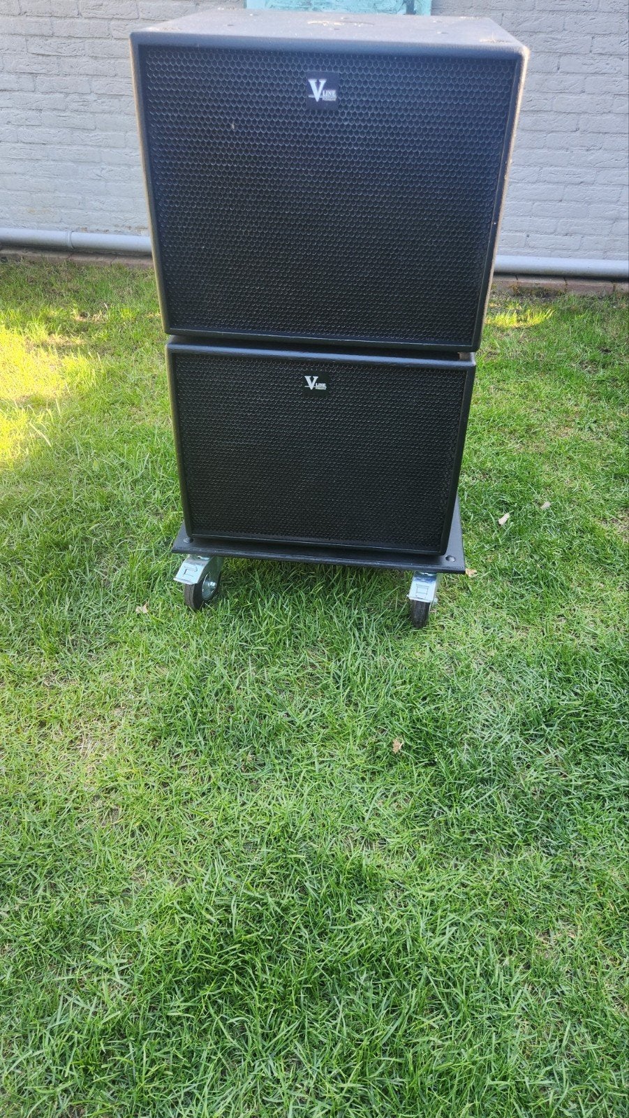 2 subwoofers V-line 800 watt, Ophalen, Subwoofer, Overige merken