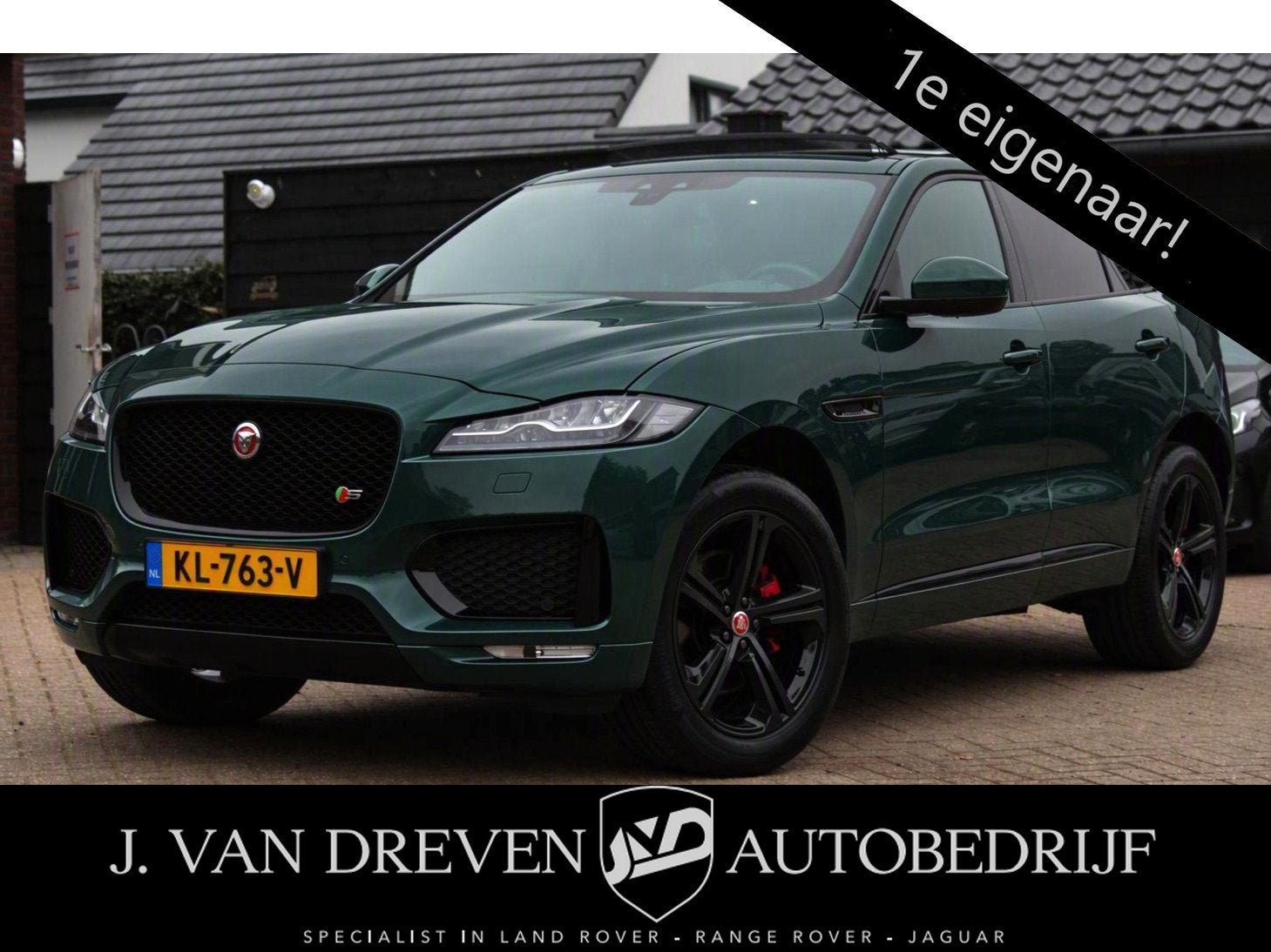 Jaguar F-Pace 3.0 S/C S Sport First Edition AWD - 1e eig / p, Auto's, Automaat, Dealer onderhouden, Gebruikt, Euro 6