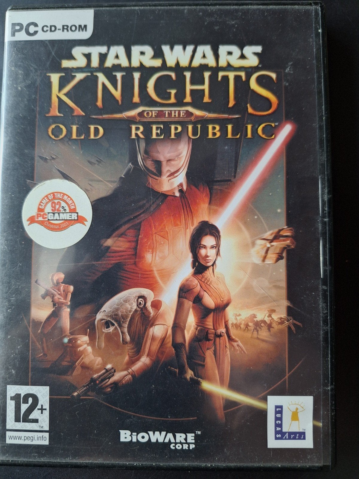 Star Wars Knights of the Old Republic PC CD-ROM, Gebruikt, 1 speler, Ophalen of Verzenden, Role Playing Game (Rpg)