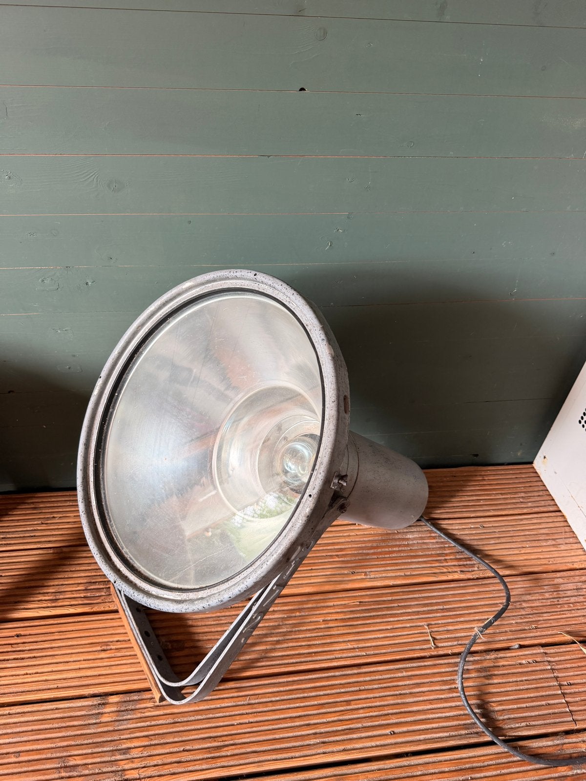 Vintage Industriële Schijnwerper - Uniek Design, Ophalen