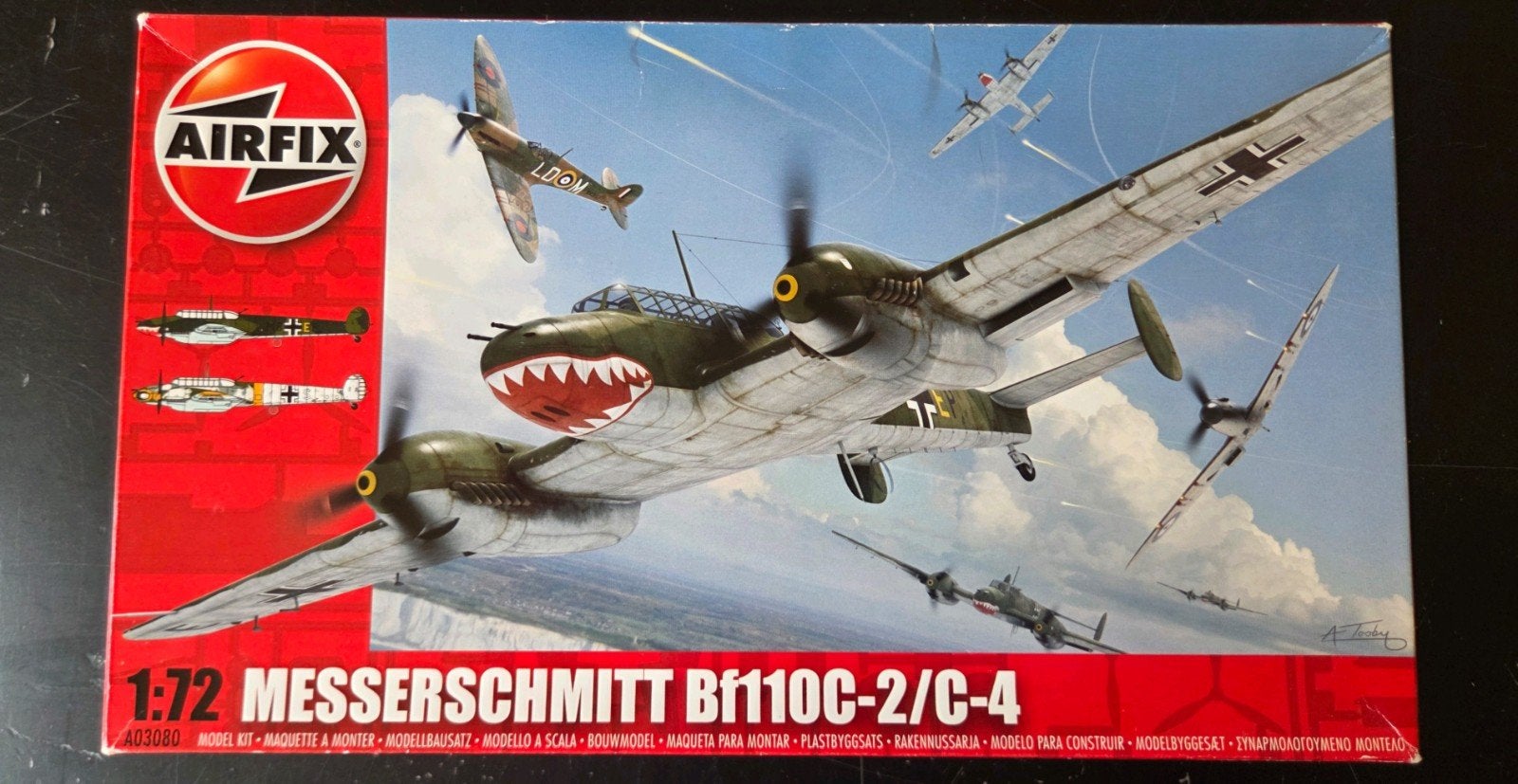 Messerschmitt Bf110C-2/C-4 1:72, Overige merken, 1:72 tot 1:144, Ophalen of Verzenden, Zo goed als nieuw