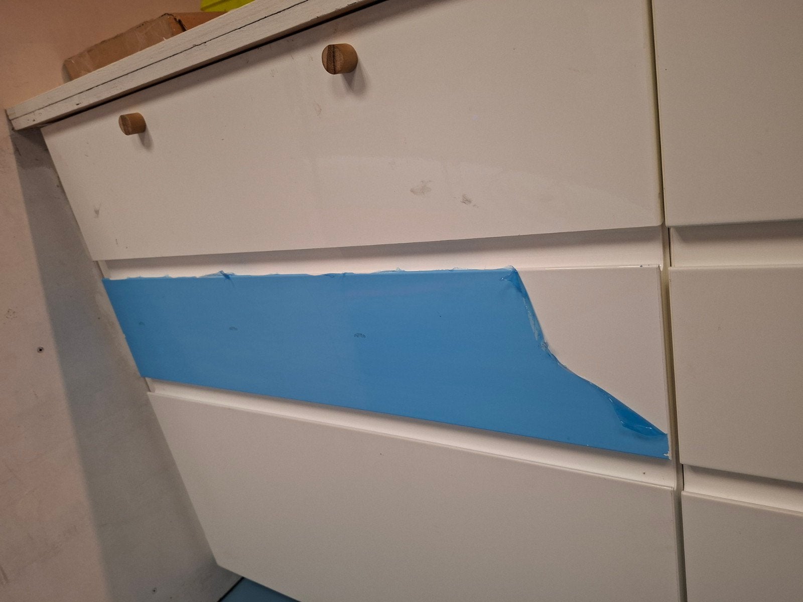 IKEA Voxtorp wit glans ladefront 80x20, Wit, Zo goed als nieuw, Minder dan 100 cm, 25 tot 50 cm