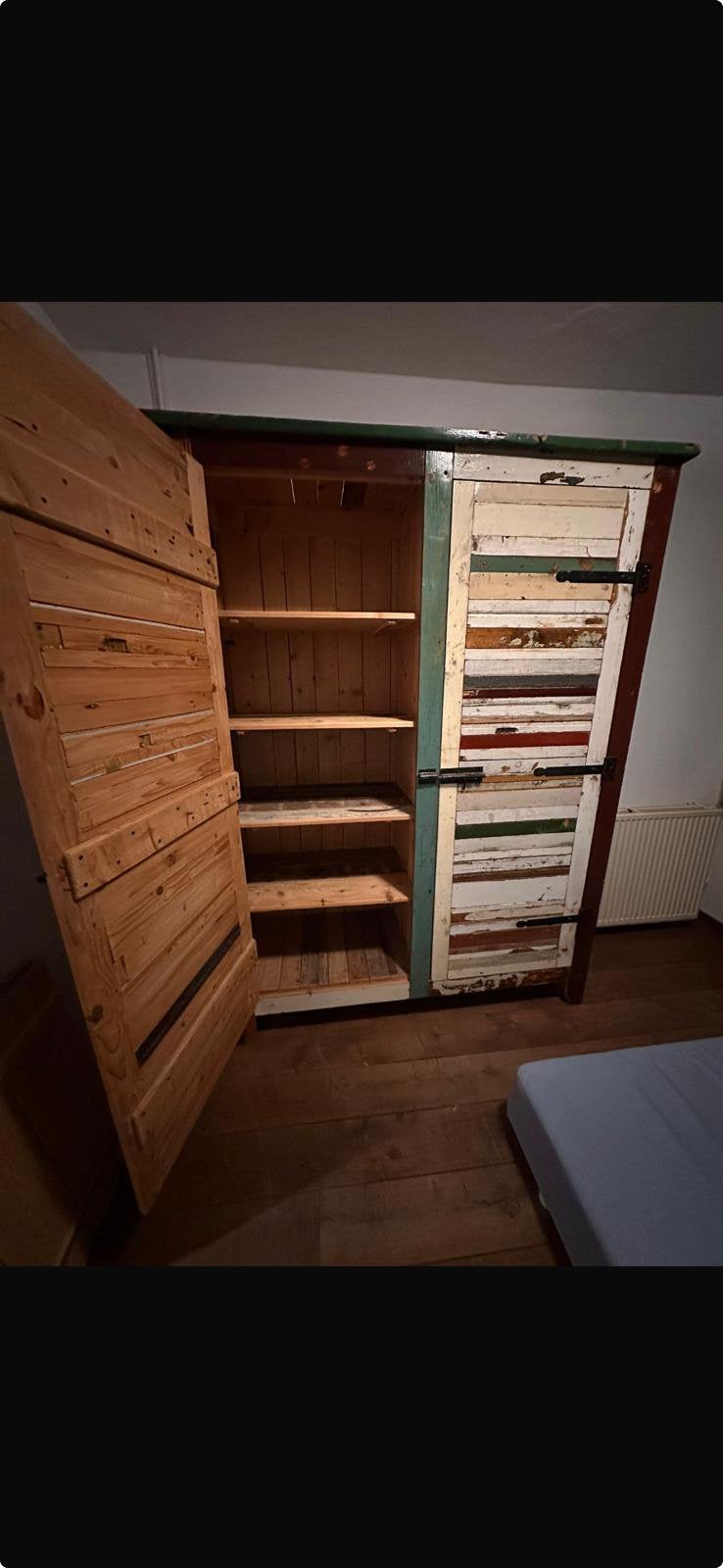 Piet Hein Eek kast sloophout, Ophalen, Met deur(en), Gebruikt, 200 cm of meer