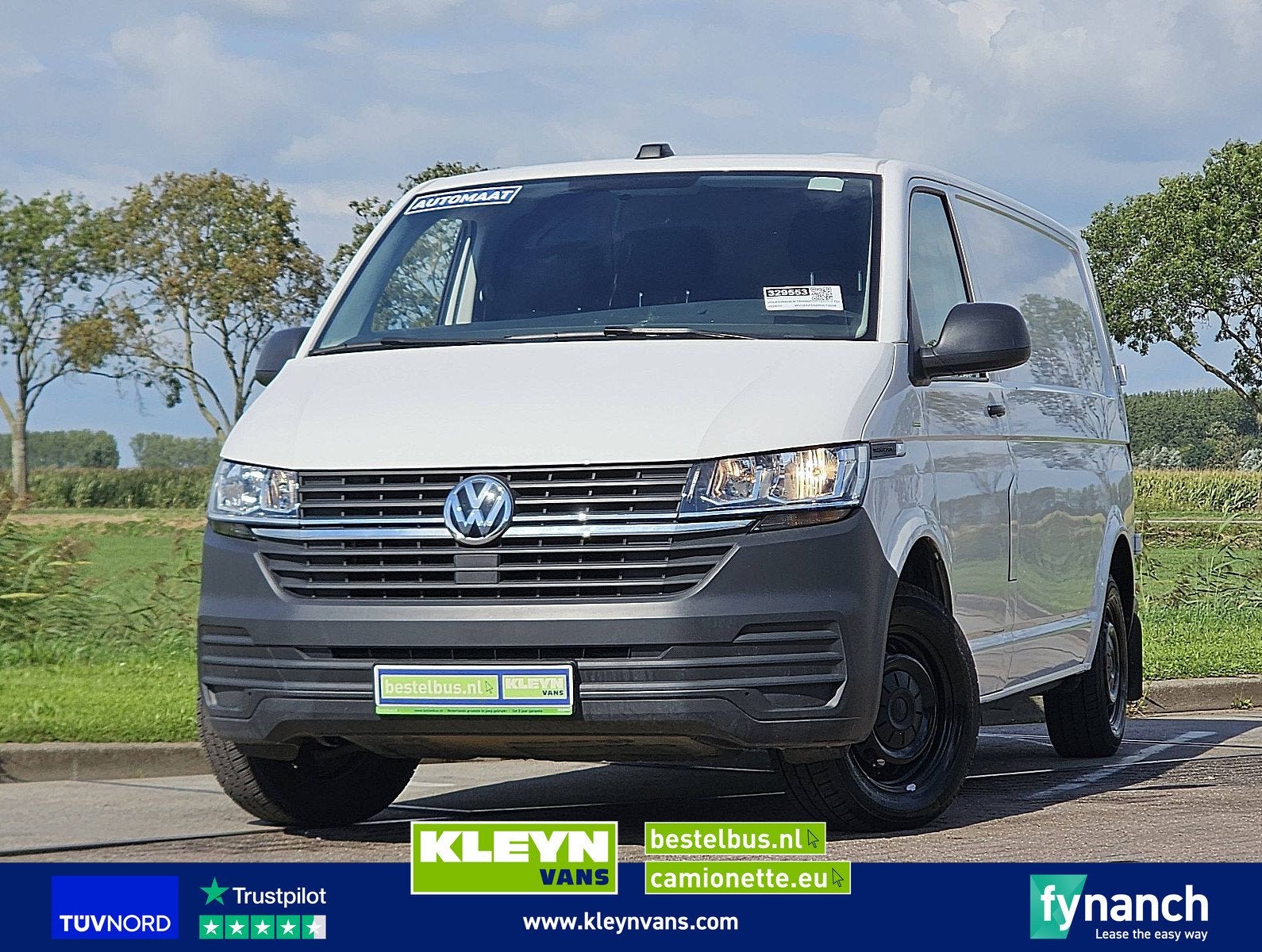 VOLKSWAGEN TRANSPORTER 2.0 TDI t6.1 150pk l2h1 autm, Auto's, Automaat, Gebruikt, 150 pk, Wit