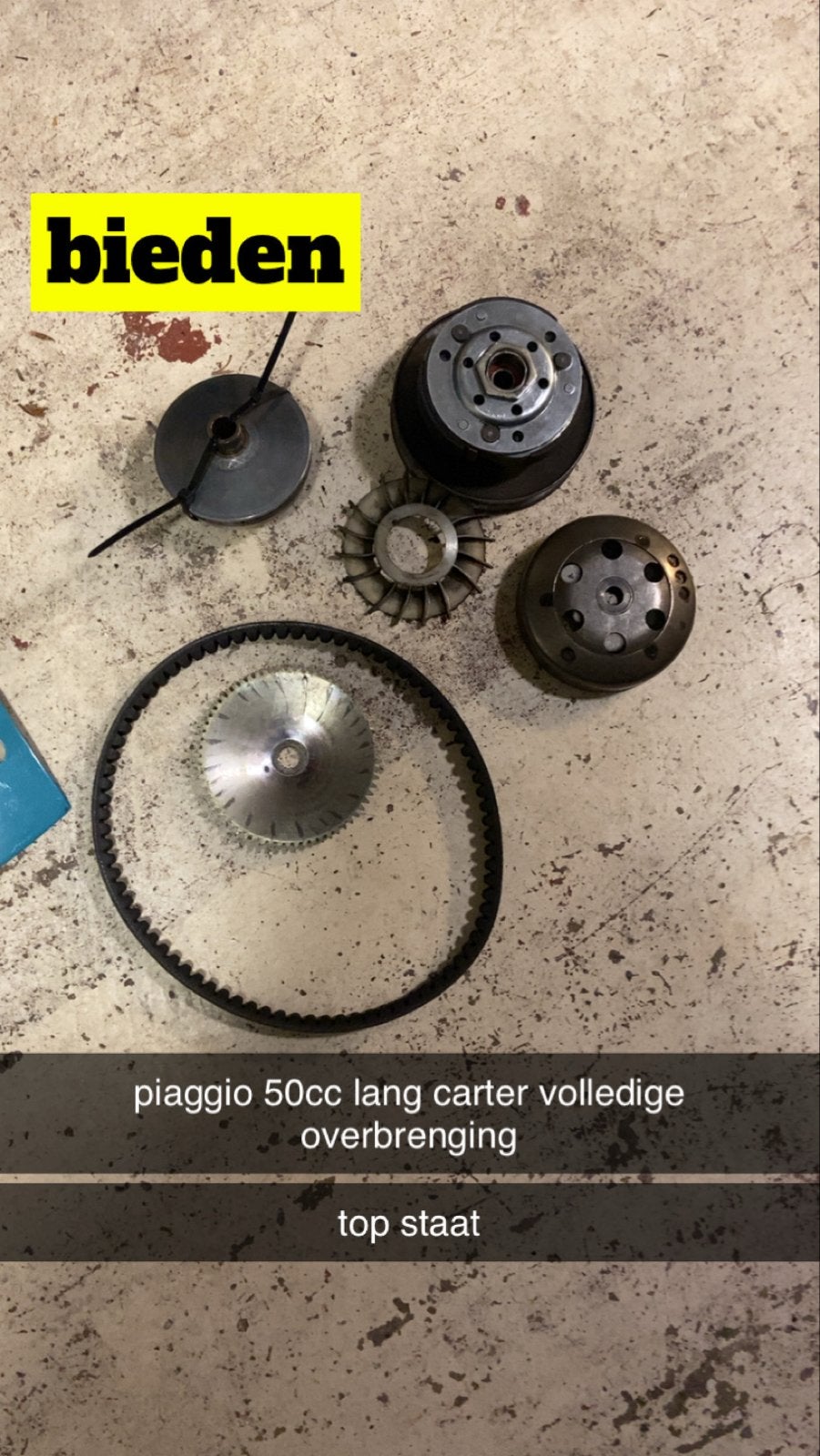 Piaggio 50cc Volledige Overbrenging, Ophalen of Verzenden, Zo goed als nieuw, Overige typen