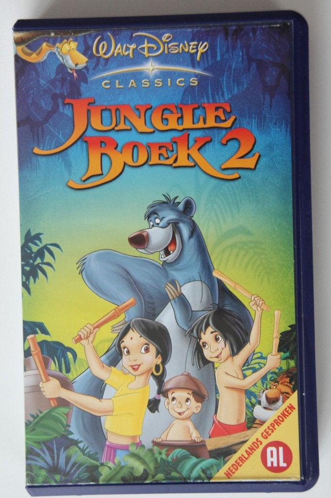 VHS Videoband Disney Jungle Boek 2. Nieuwstaat., Tekenfilm, Alle leeftijden, Zo goed als nieuw, VHS