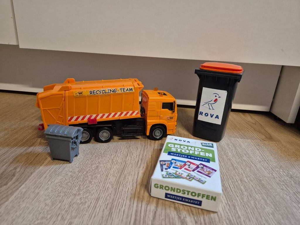 Speelgoed vuilniswagen, kwartet en rova kliko, Ophalen of Verzenden