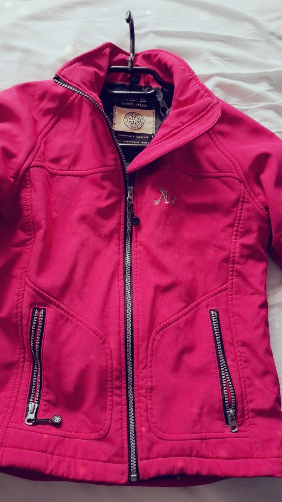 Roze Adventureline Softshell Jas Maat 164, Meisje, Ophalen of Verzenden, Zo goed als nieuw, Adventureline