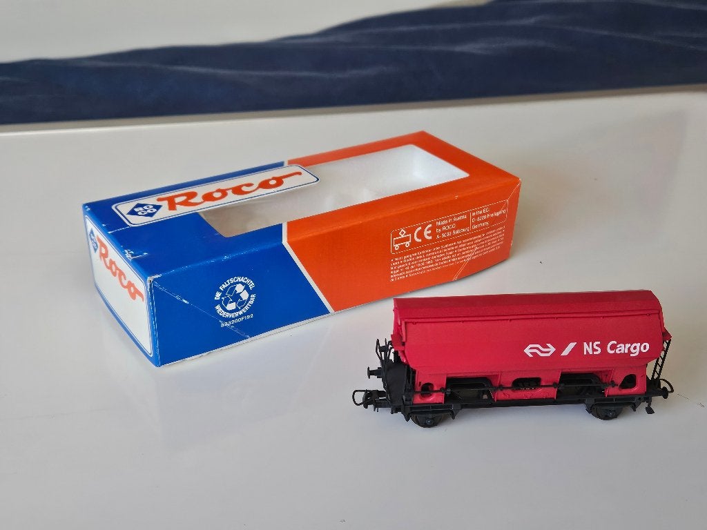Roco - NS Cargo Tds (zelflosser), Gebruikt, Gelijkstroom, Wagon, Ophalen of Verzenden
