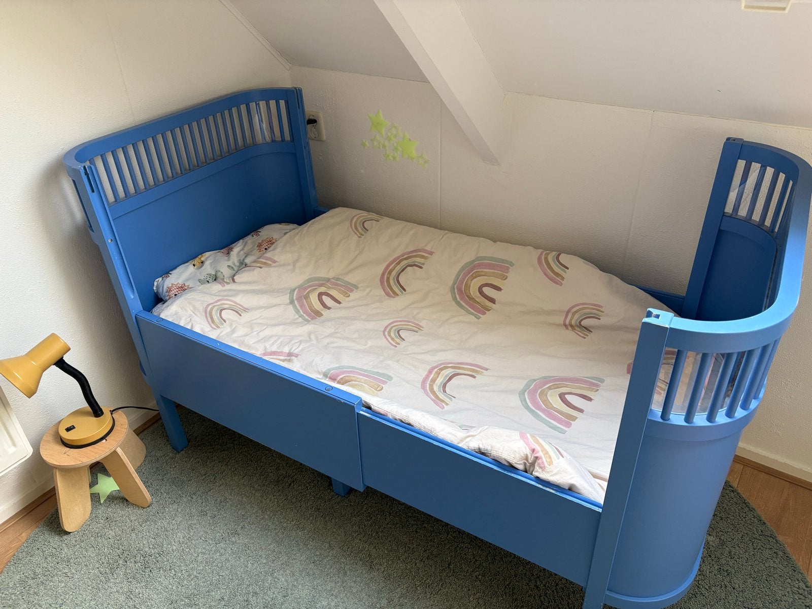 Sebra Kili kinderbed, oud model, Ophalen, Gebruikt, 70 tot 85 cm, 140 tot 160 cm