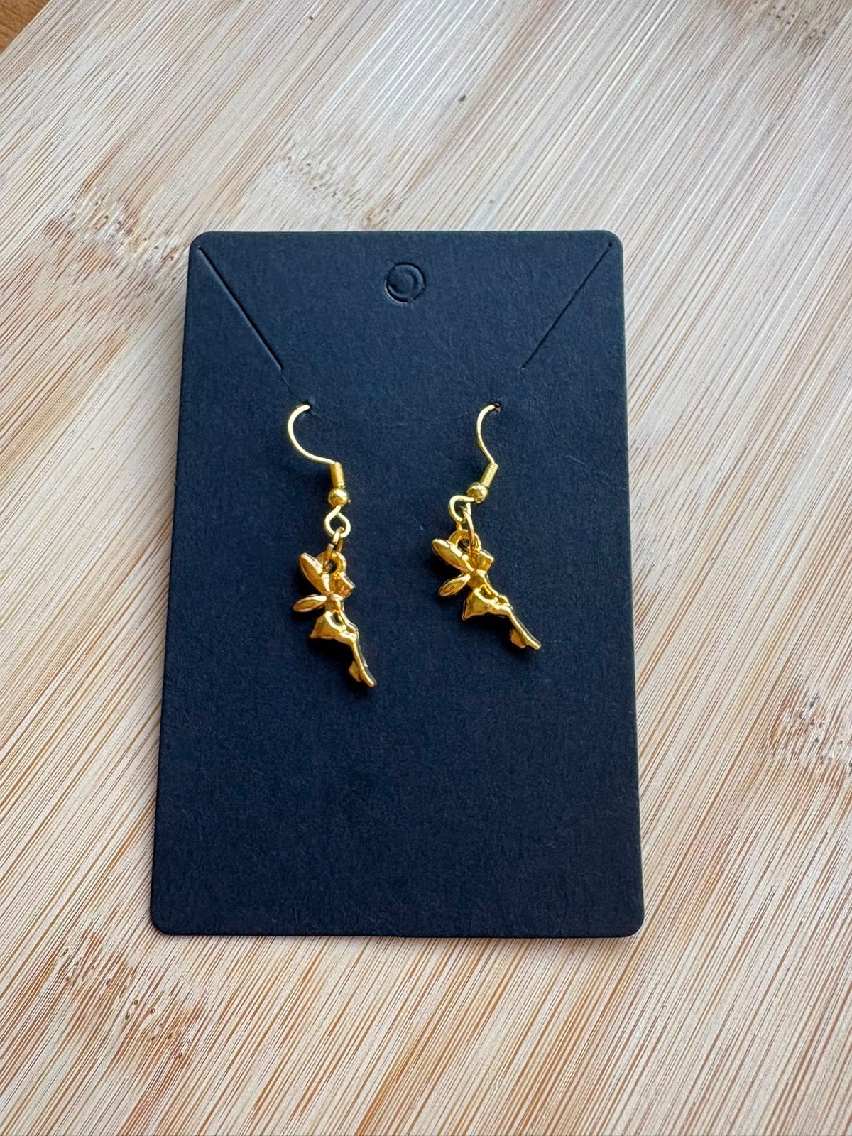 Nieuwe Goudkleurige elfjes Hanger Oorbellen, Sieraden, Tassen en Uiterlijk, Overige materialen, Hangers, Verzenden, Nieuw