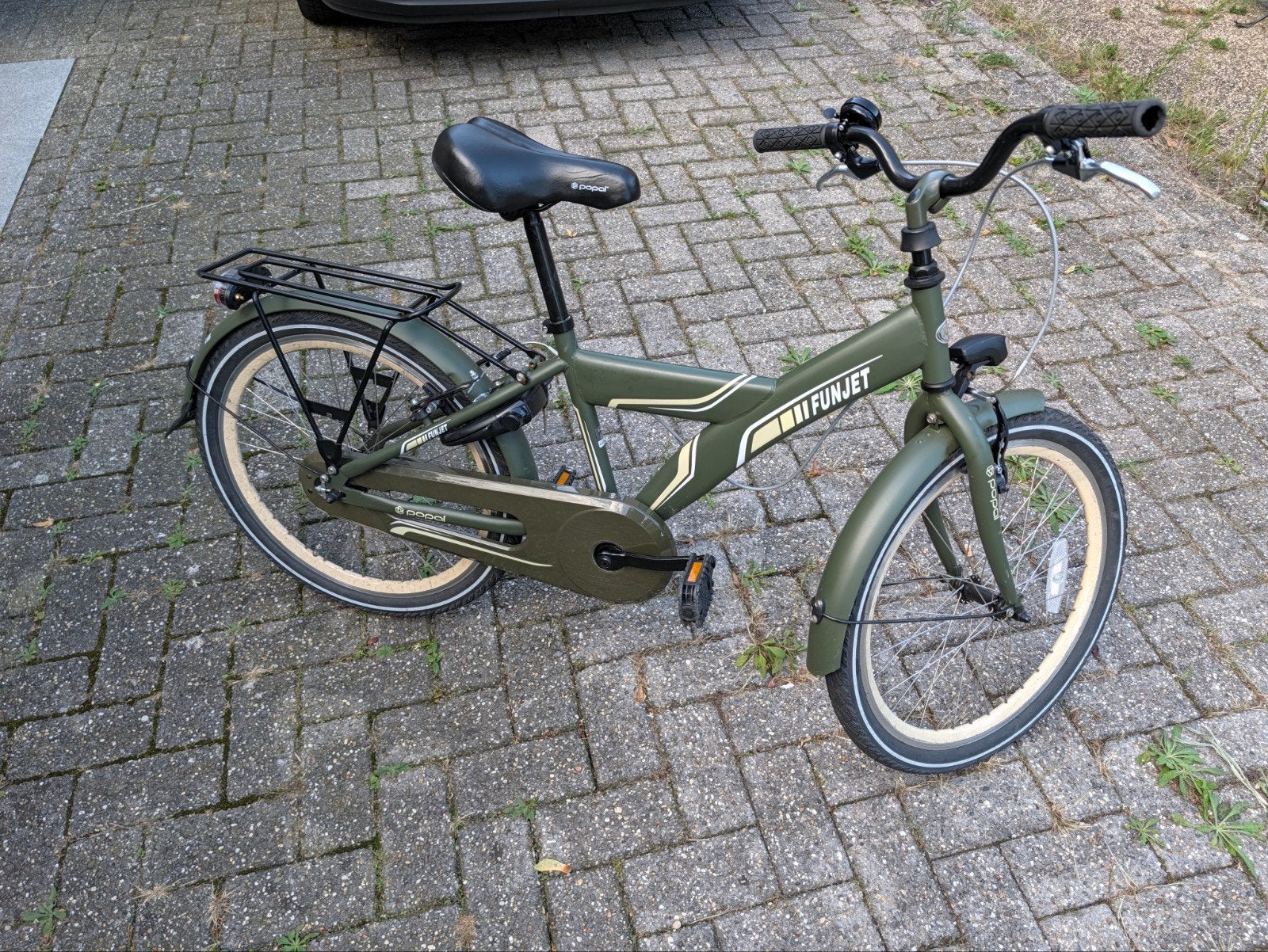 Popal Funjet 22 inch stoere jongensfiets - Goed onderhouden, Ophalen, Zo goed als nieuw, Terugtraprem, Overige merken