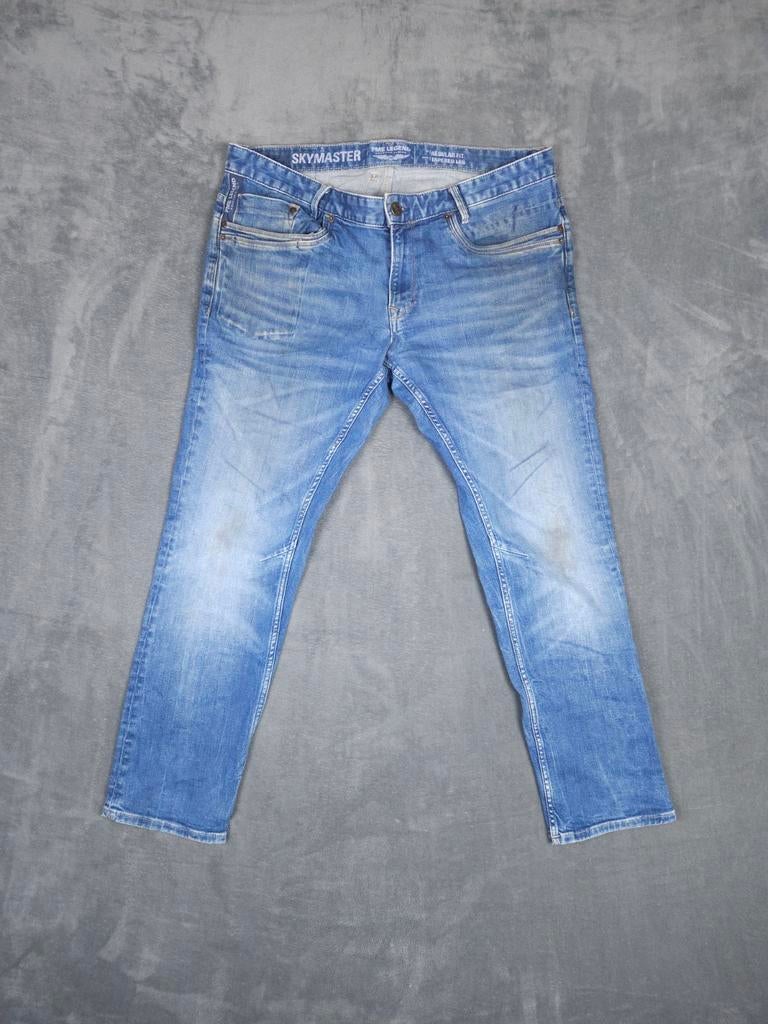 Pme Legend Broek Skymaster W38 L32 Regular Tapered Pall Mal., W36 - W38 (confectie 52/54), Blauw, ., Ophalen of Verzenden