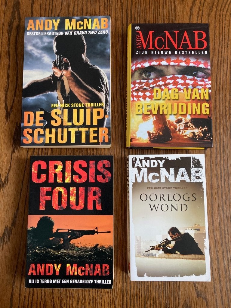 4 boeken van Andy McNab, Boeken, Ophalen of Verzenden, Andy McNab